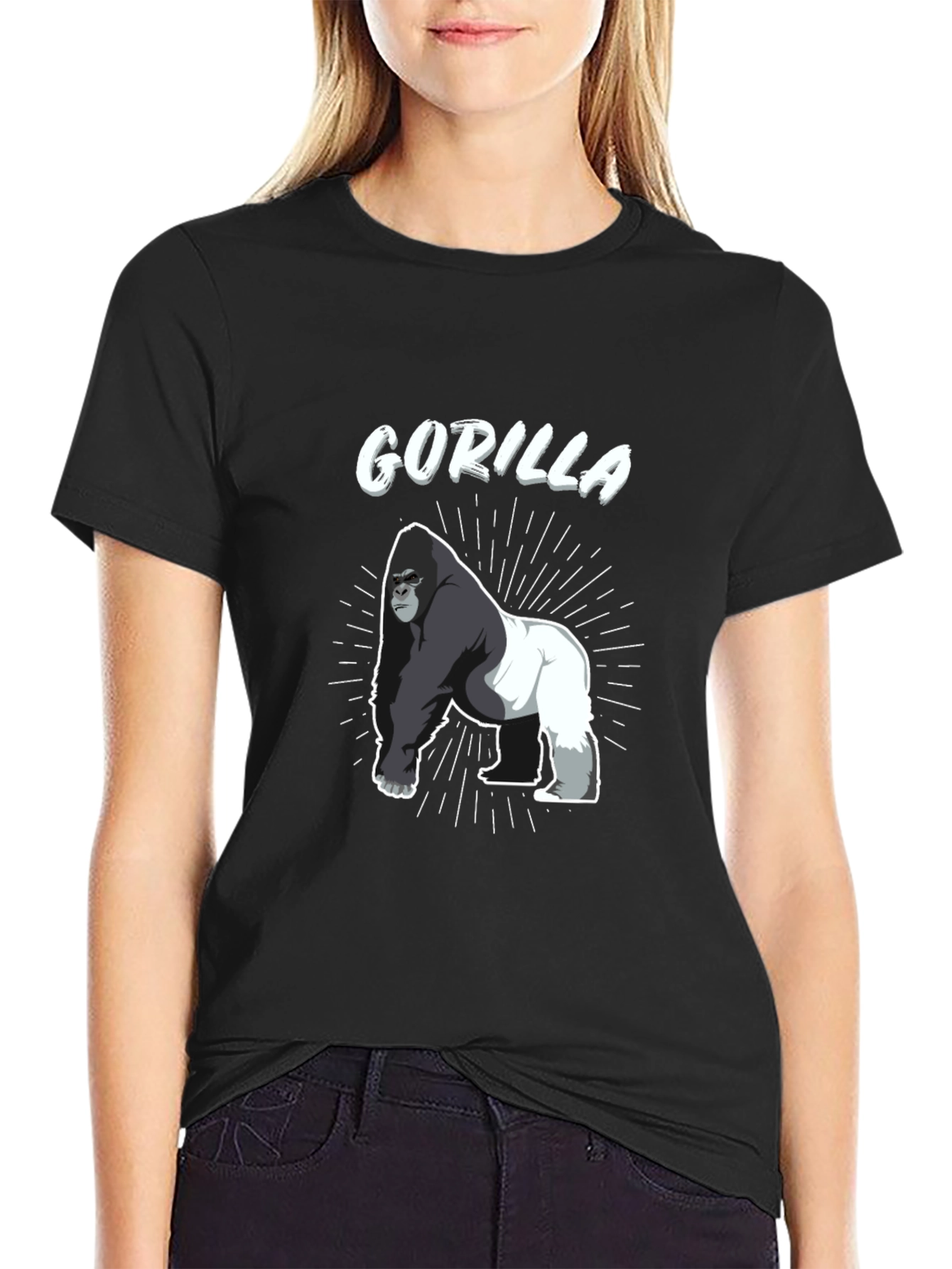 Gorilla Graphic Tee - Mens Black T-Shirt