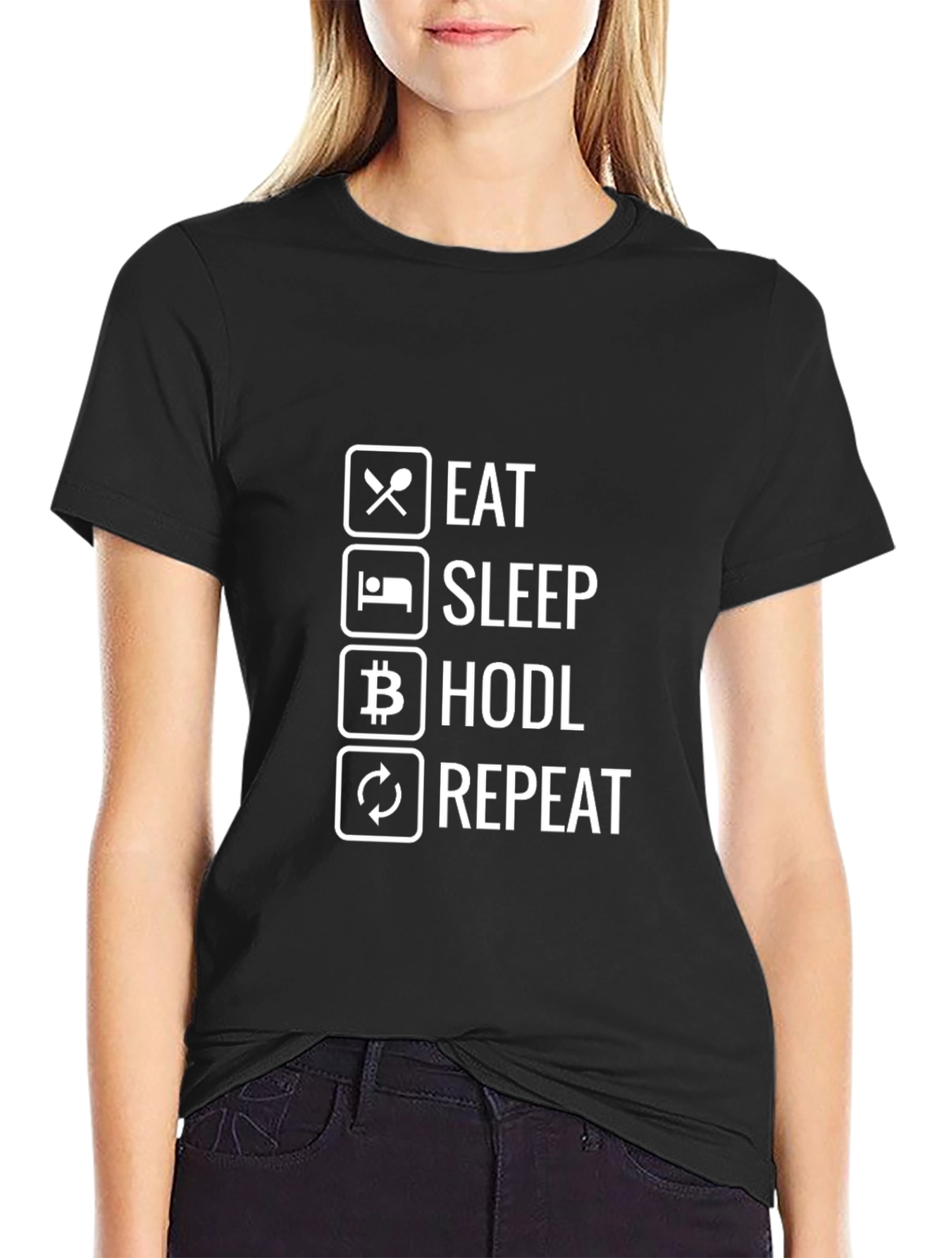 Eat Sleep HODL Repeat T-Shirt