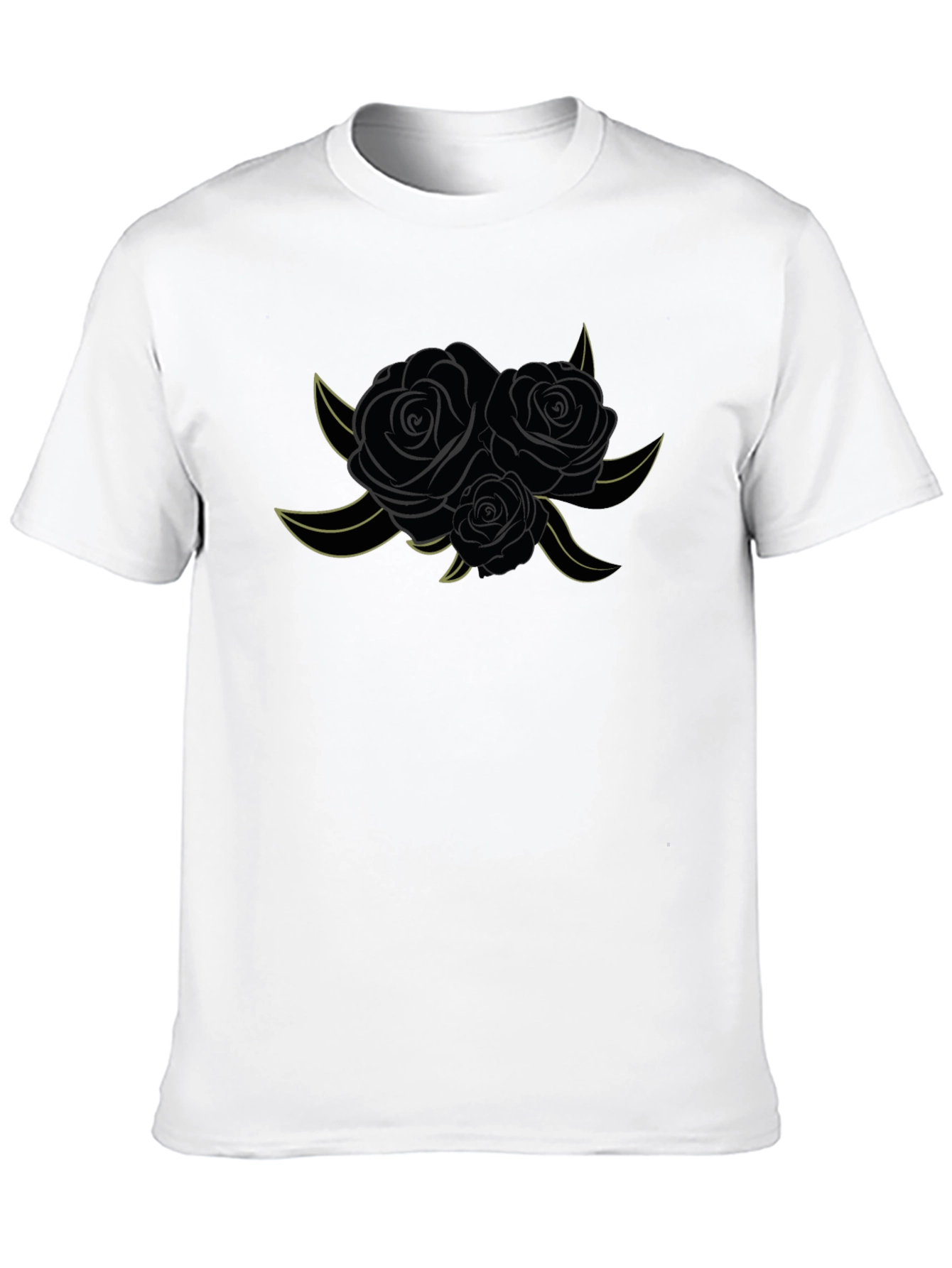 Black Roses Graphic Tee - Stylish & Trendy