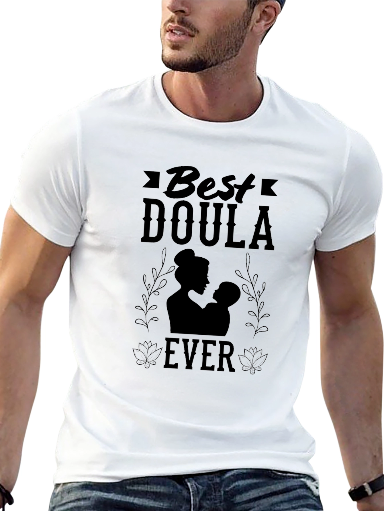 Best Doula Ever T-Shirt - Black
