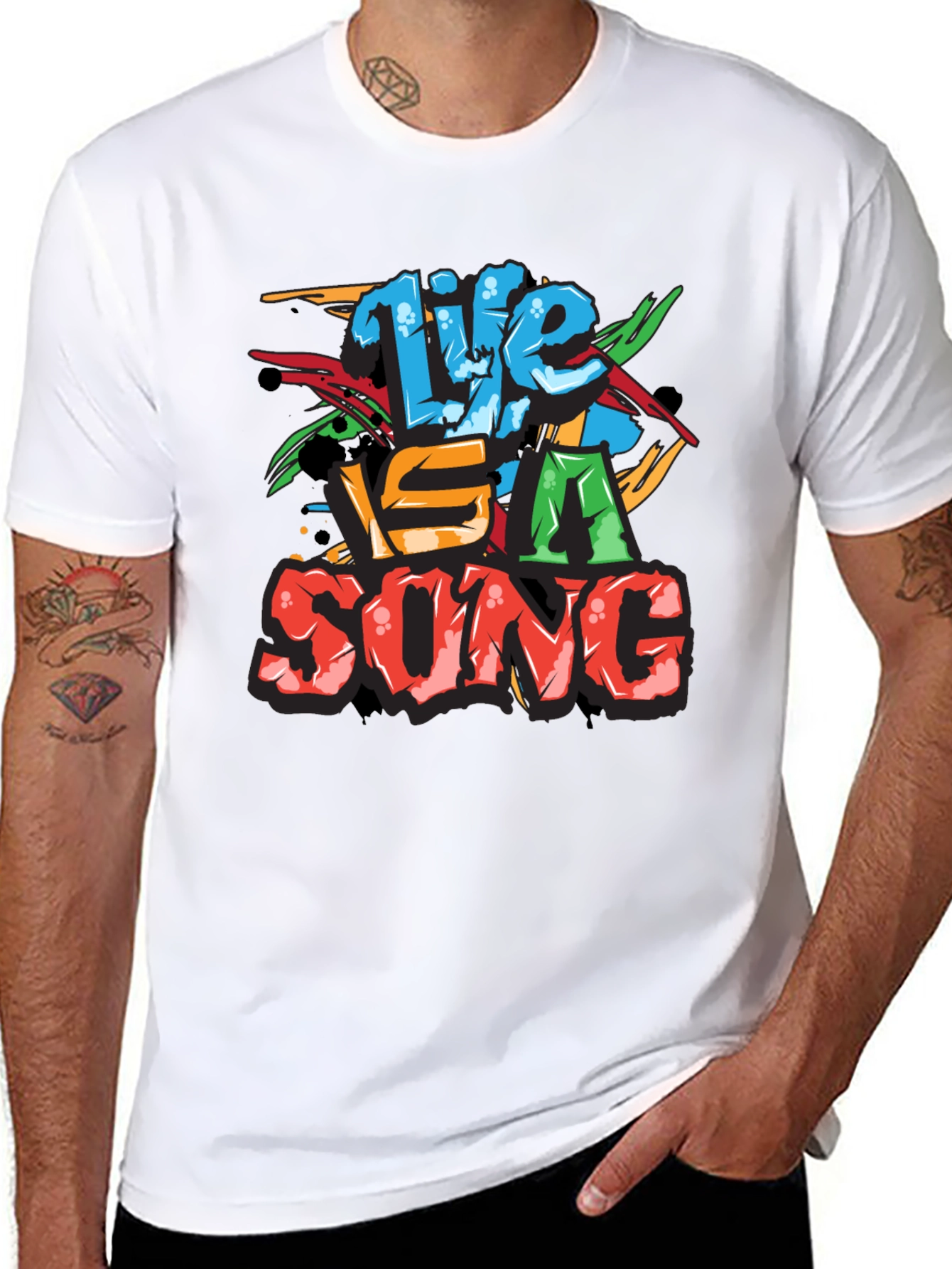 Life is a Song Graphic T-Shirt