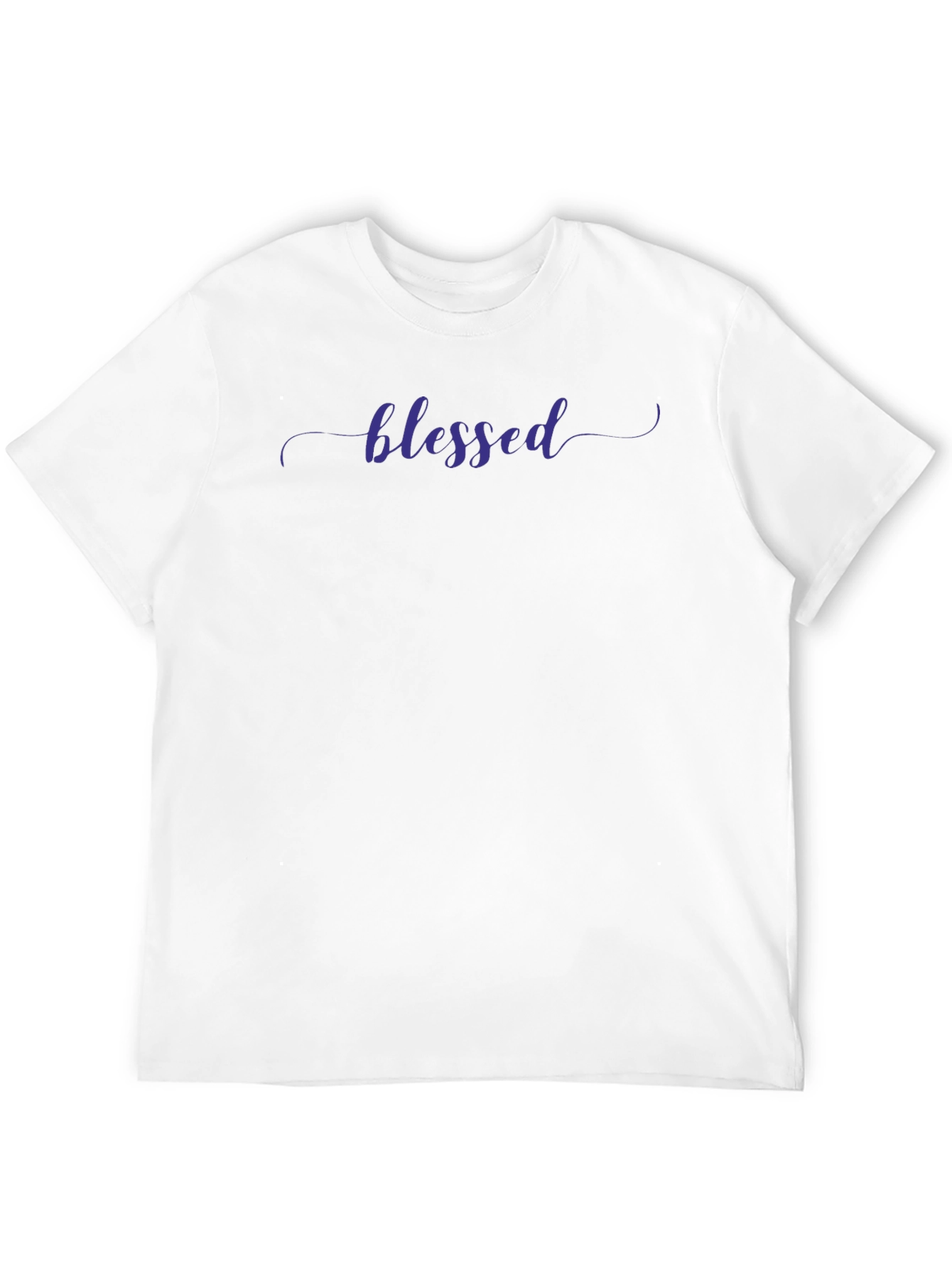 Blessed Graphic Tee - Mens Black Crewneck Shirt