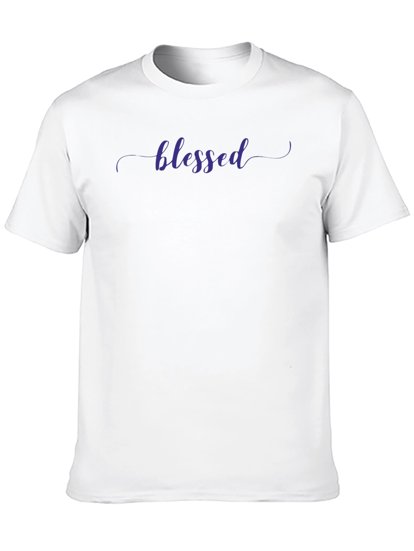 Blessed Graphic Tee - Mens Black Crewneck Shirt