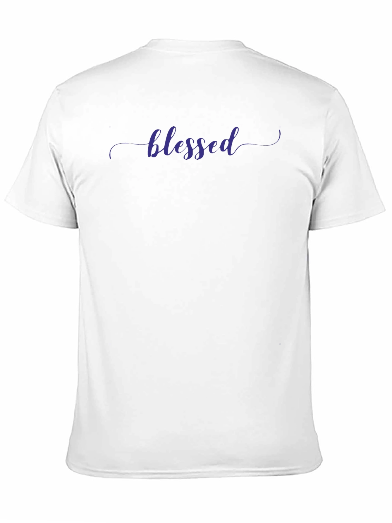 Blessed Graphic Tee - Mens Black Crewneck Shirt