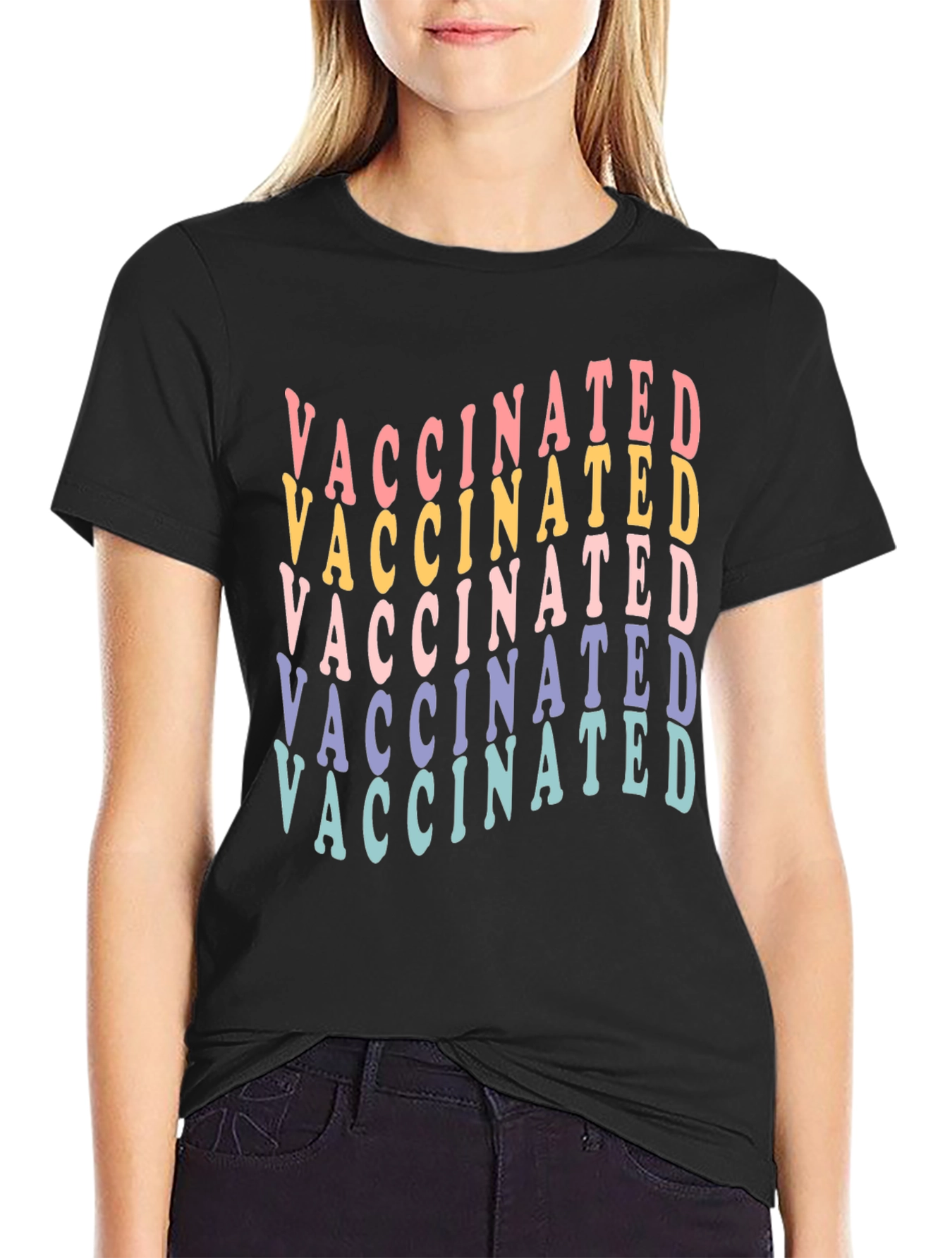Vaccinated Graphic Tee - Stylish & Comfortable