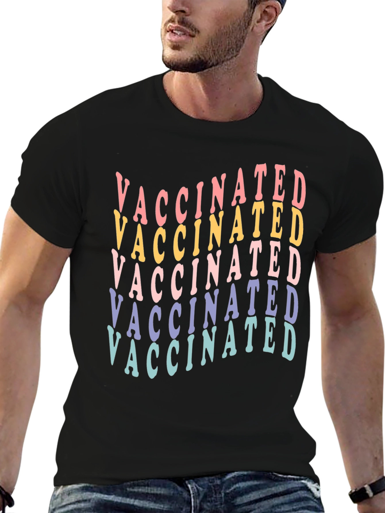 Vaccinated Graphic Tee - Stylish & Comfortable