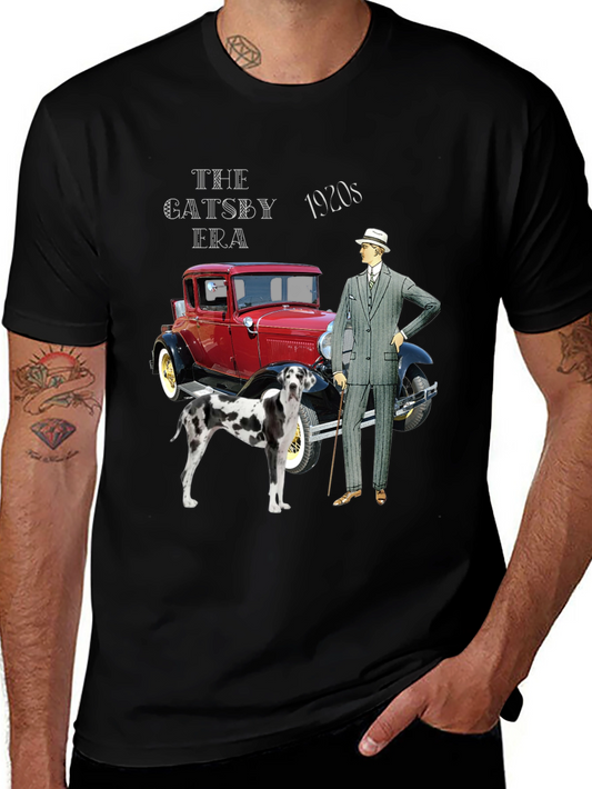 Gatsby Era T-Shirt: Vintage 1920s Design