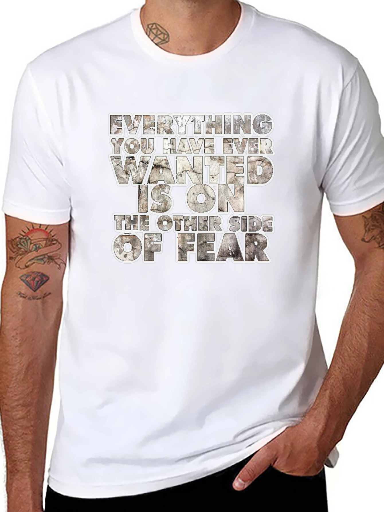 Motivational Graphic T-Shirt: Everything You Have Ever Wanted