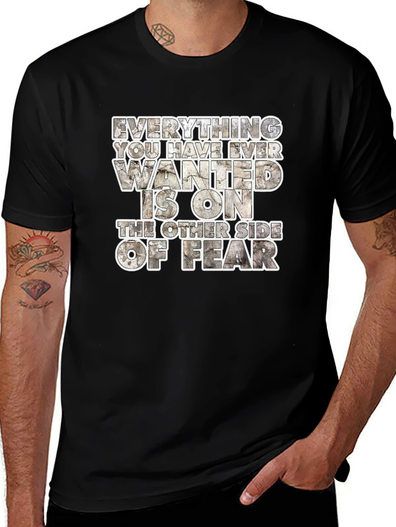 Motivational Graphic T-Shirt: Everything You Have Ever Wanted