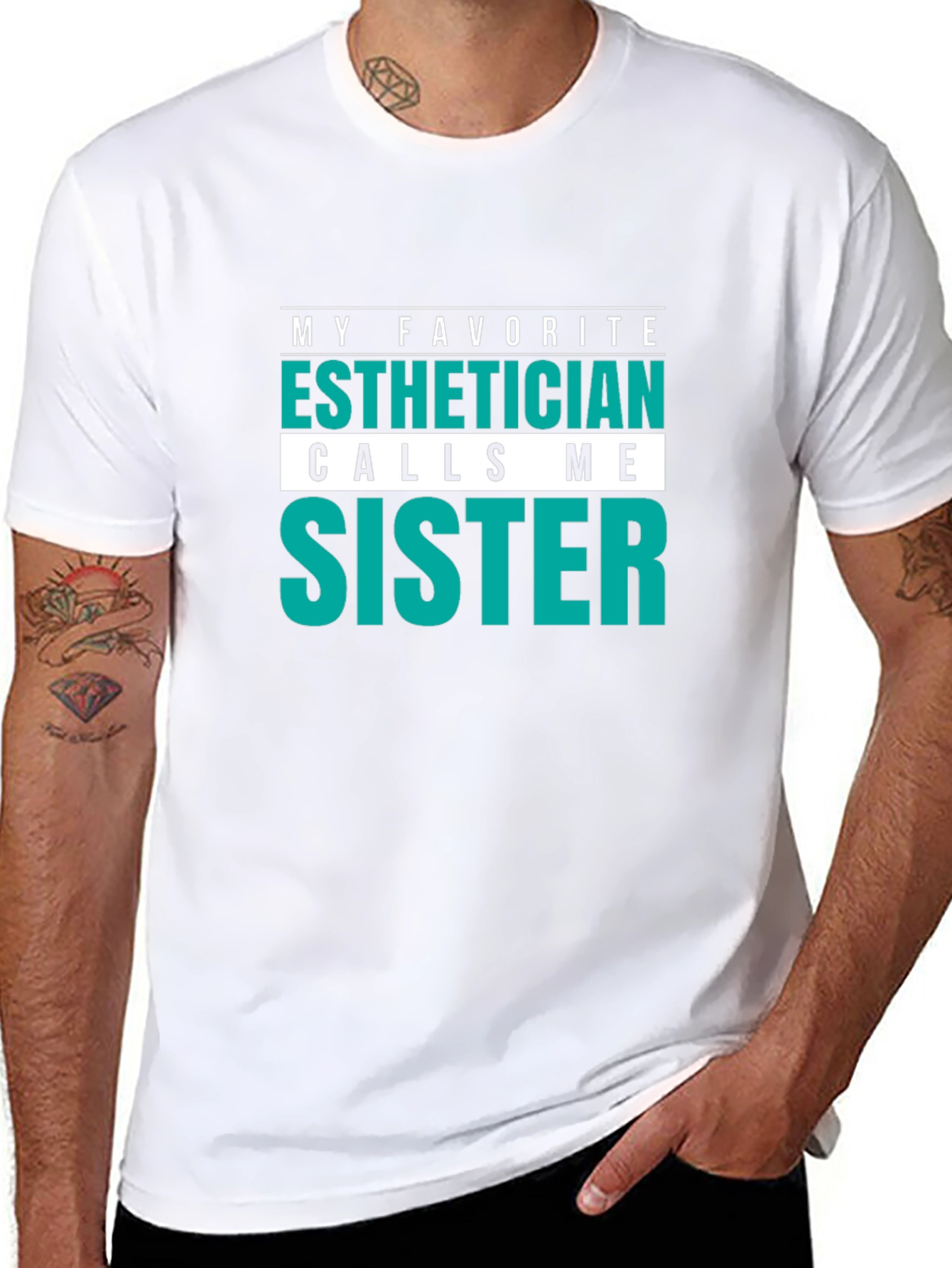 Esthetician Sister Tee - Novelty Gift