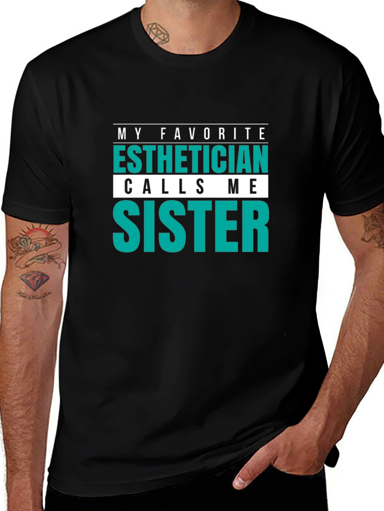 Esthetician Sister Tee - Novelty Gift