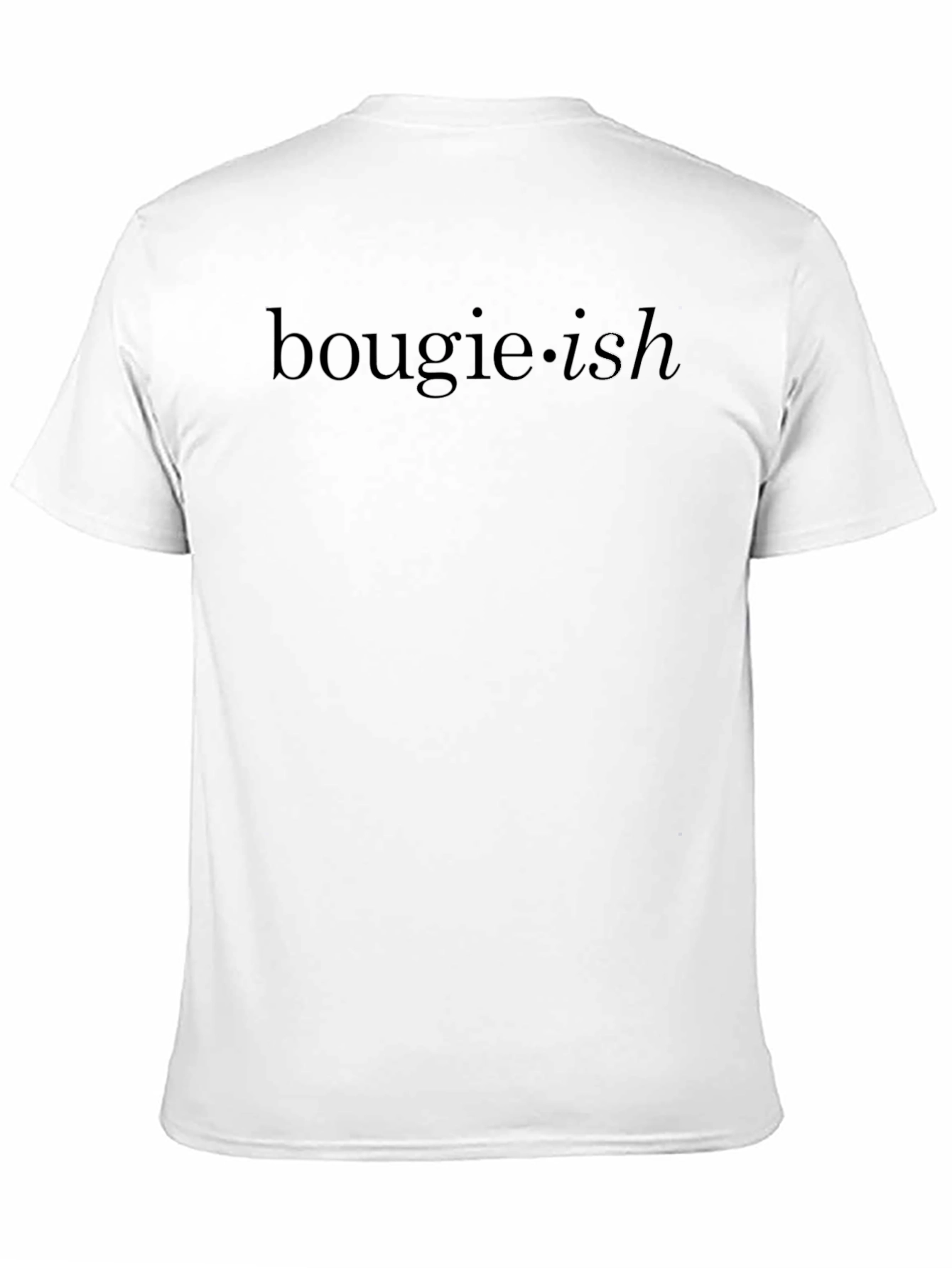Bougie-ish Black Graphic Tee - Stylish Comfort