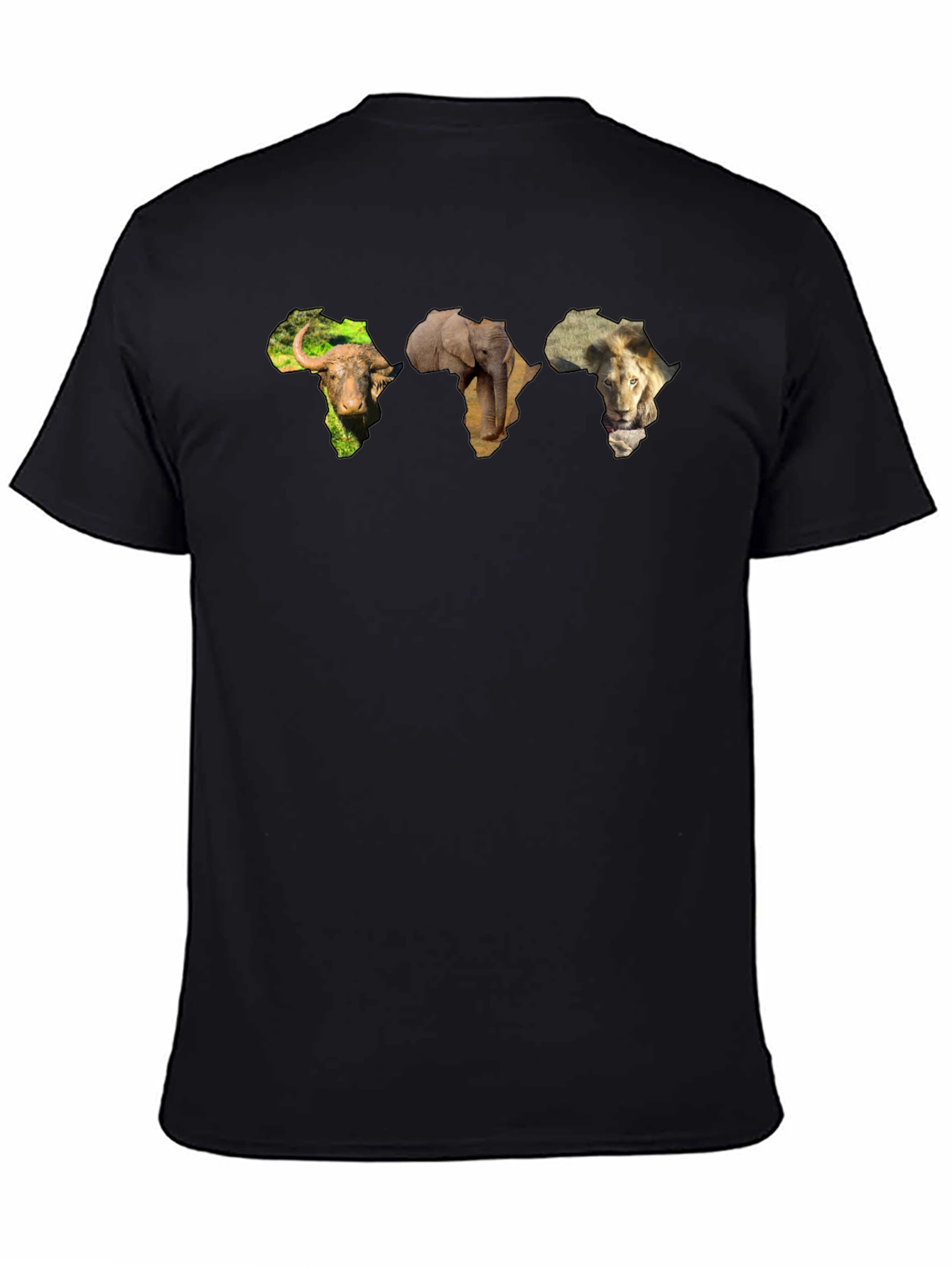African Animals Map T-Shirt