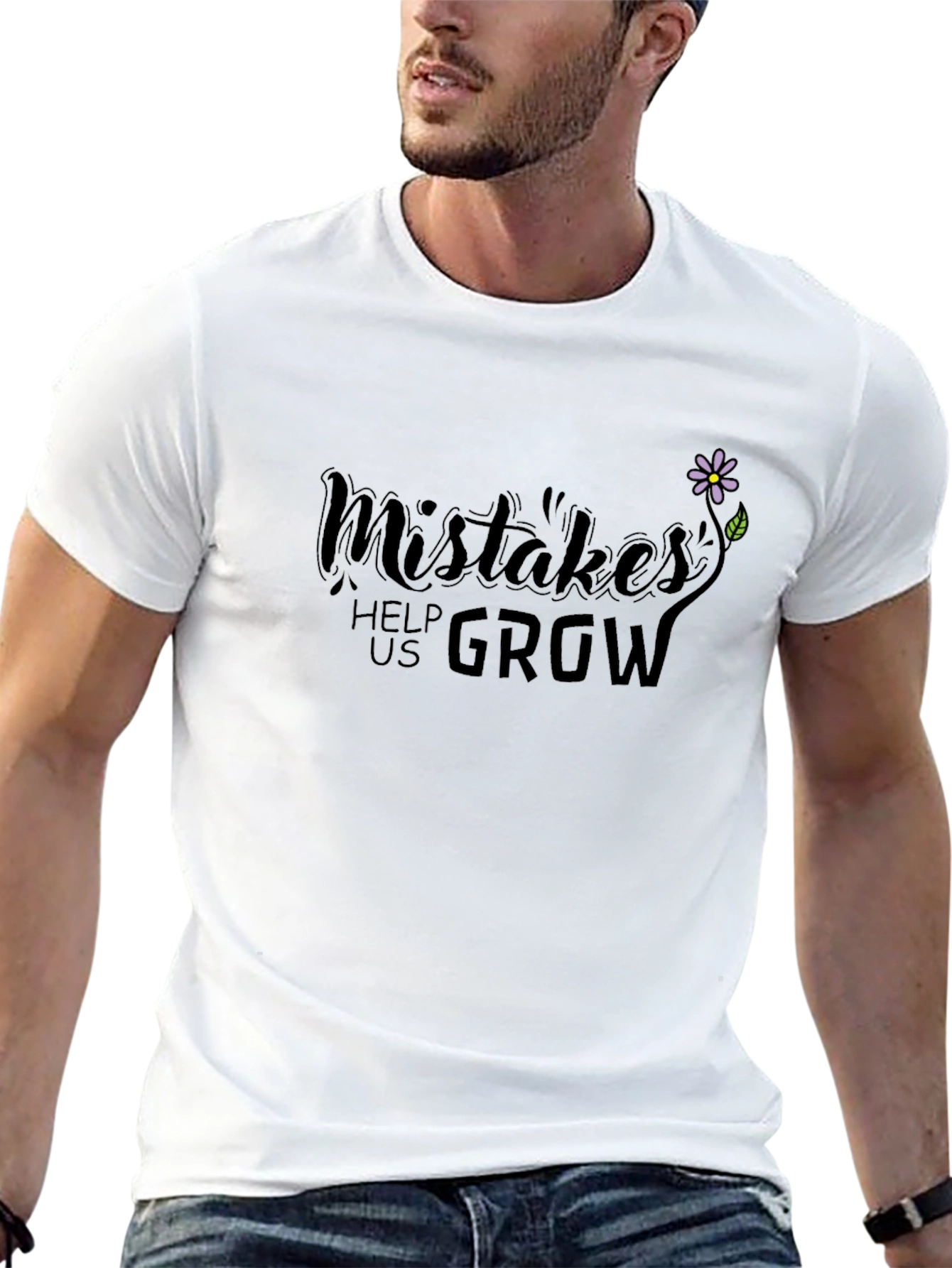 Mistakes Help Us Grow Graphic T-Shirt