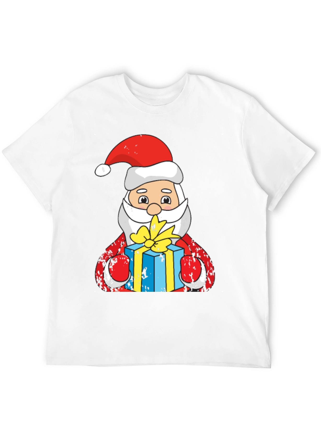 Santa Claus Holding Gift T-Shirt