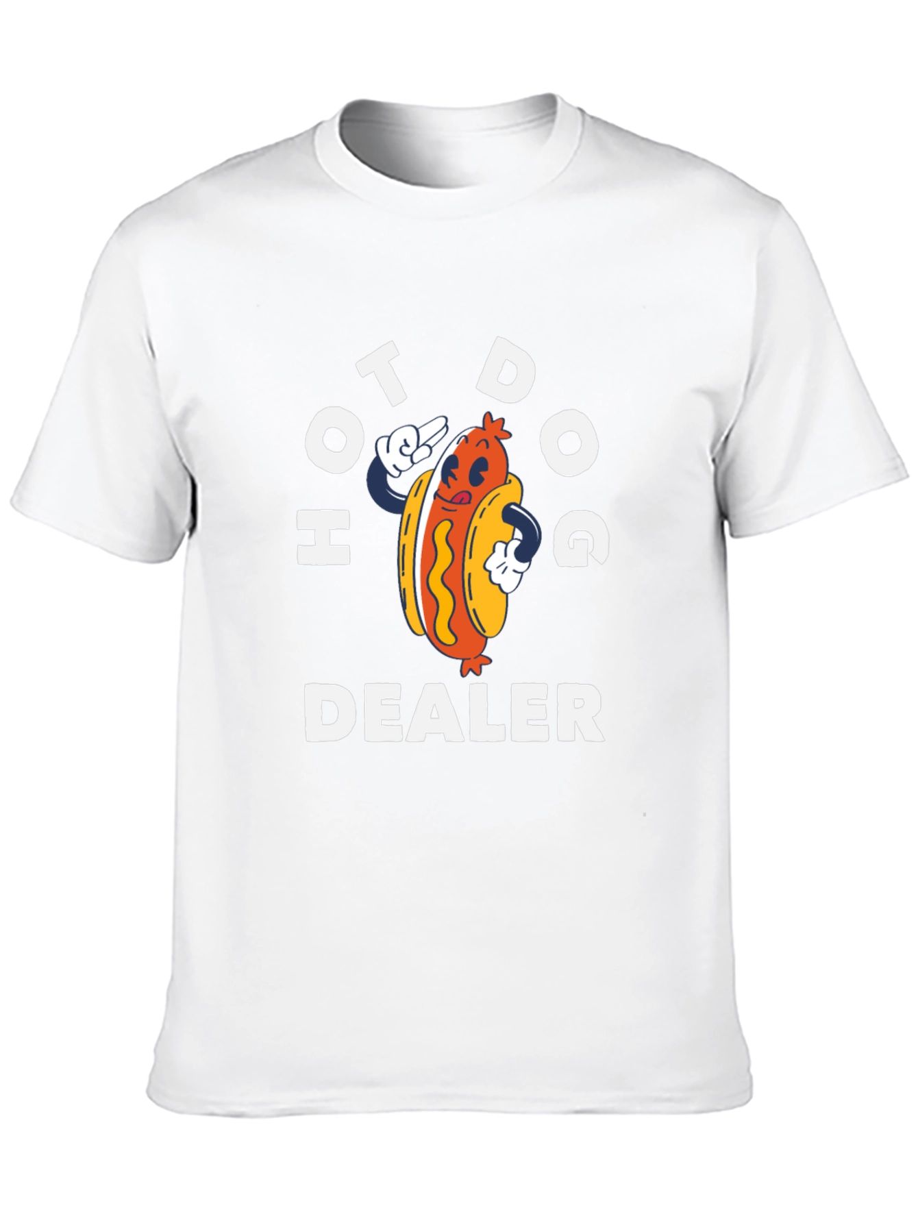 Hot Dog Dealer Graphic T-Shirt - Fun Foodie Tee