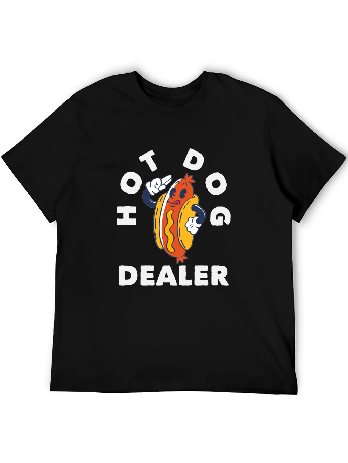 Hot Dog Dealer Graphic T-Shirt - Fun Foodie Tee