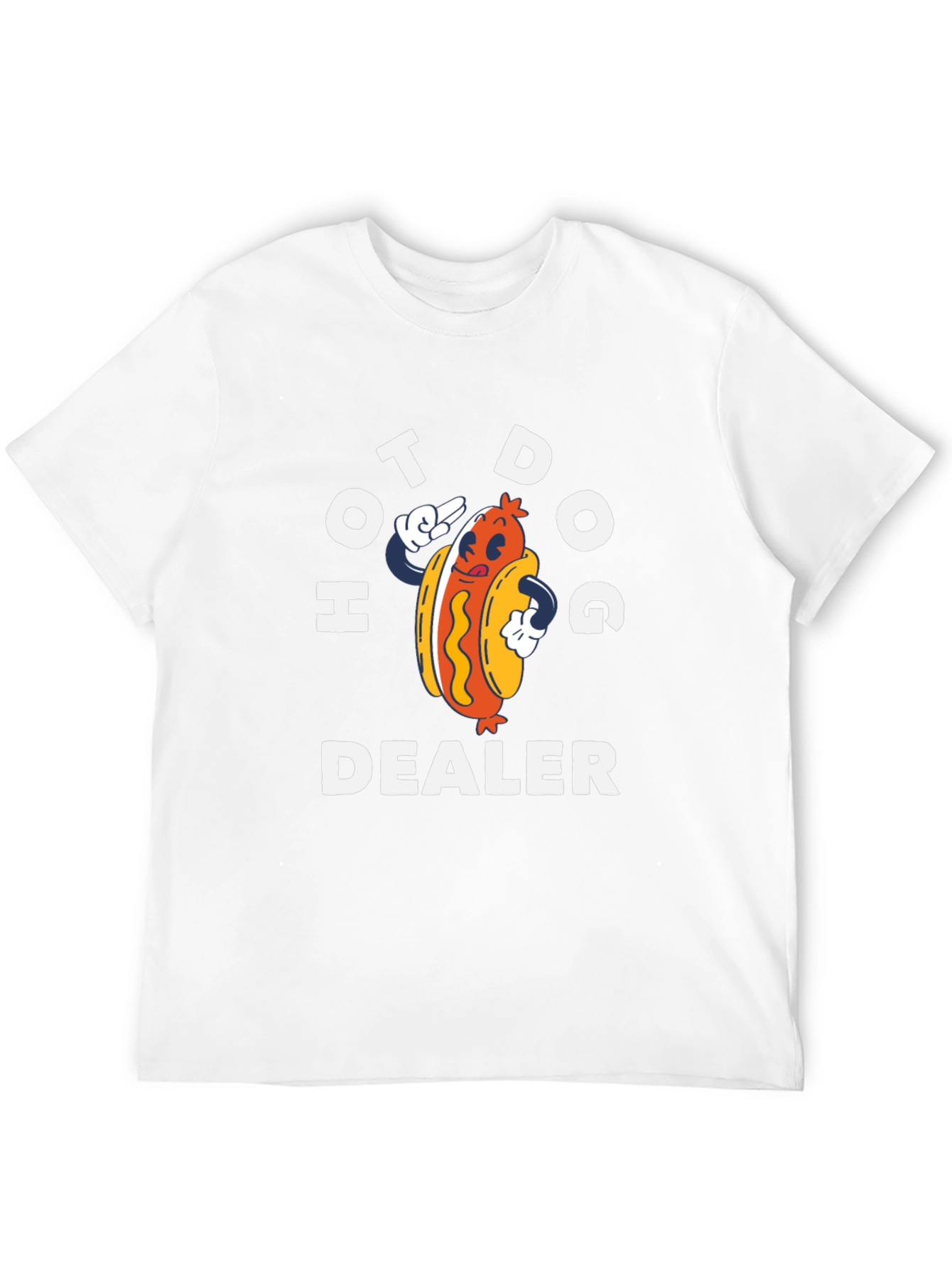 Hot Dog Dealer Graphic T-Shirt - Fun Foodie Tee