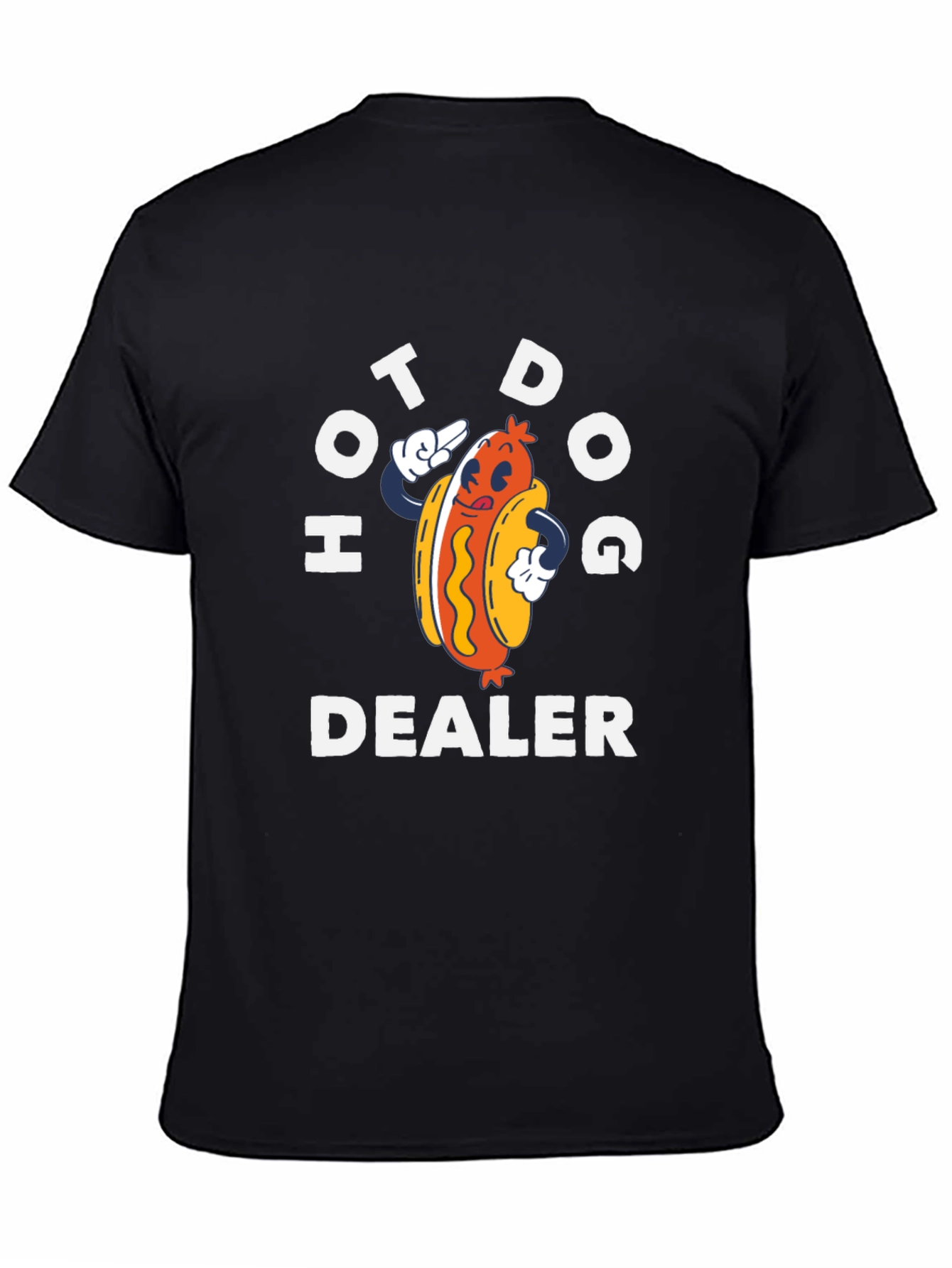 Hot Dog Dealer Graphic T-Shirt - Fun Foodie Tee