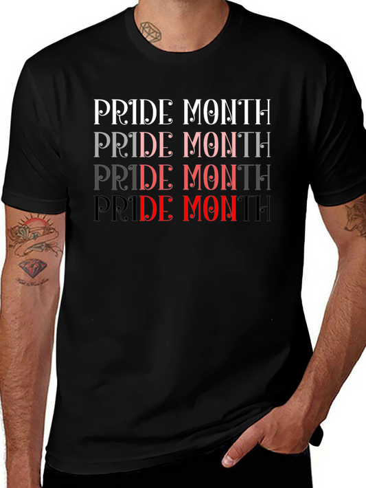 Pride Month Graphic Tee - Black