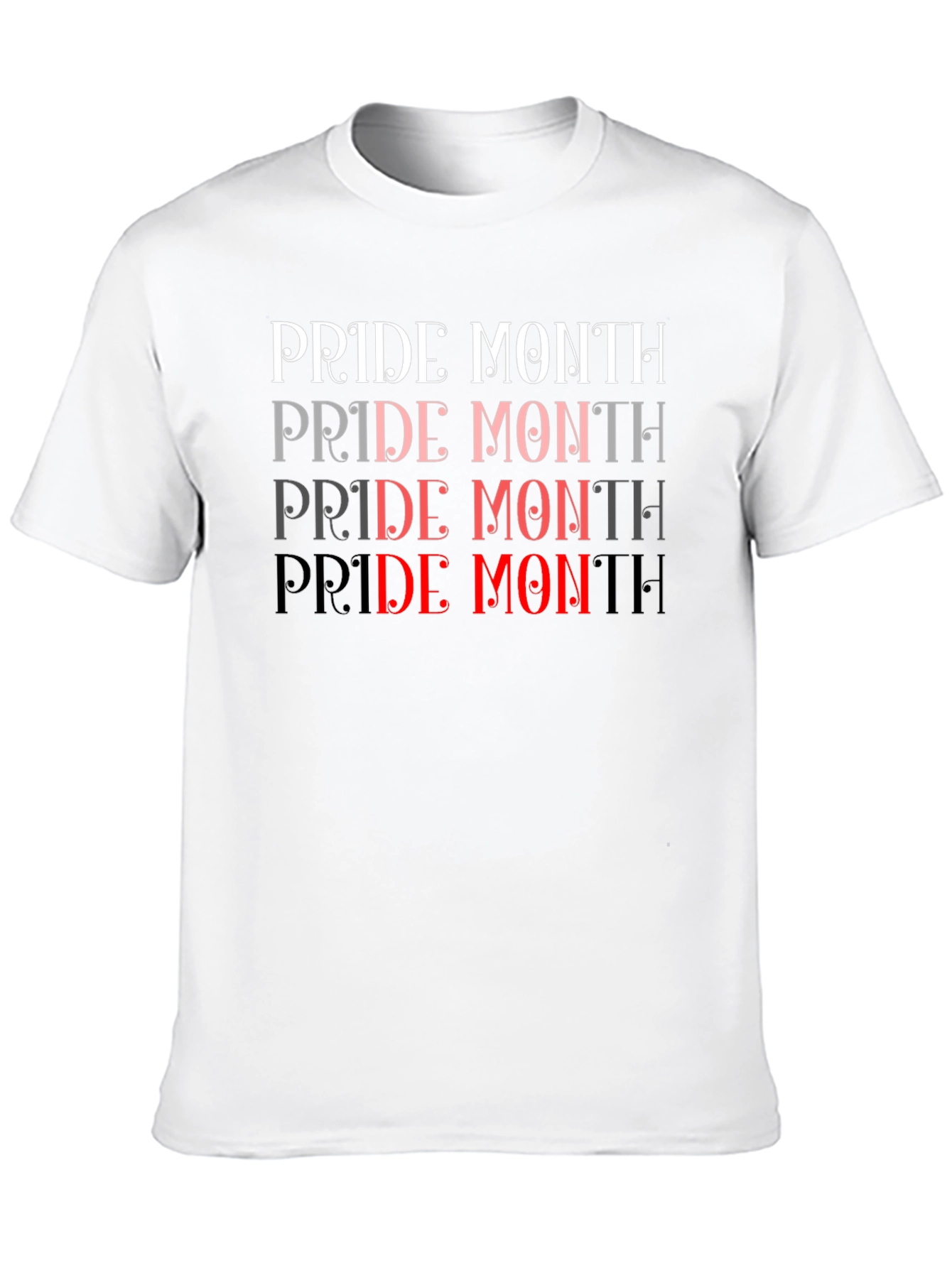 Pride Month Graphic Tee - Black