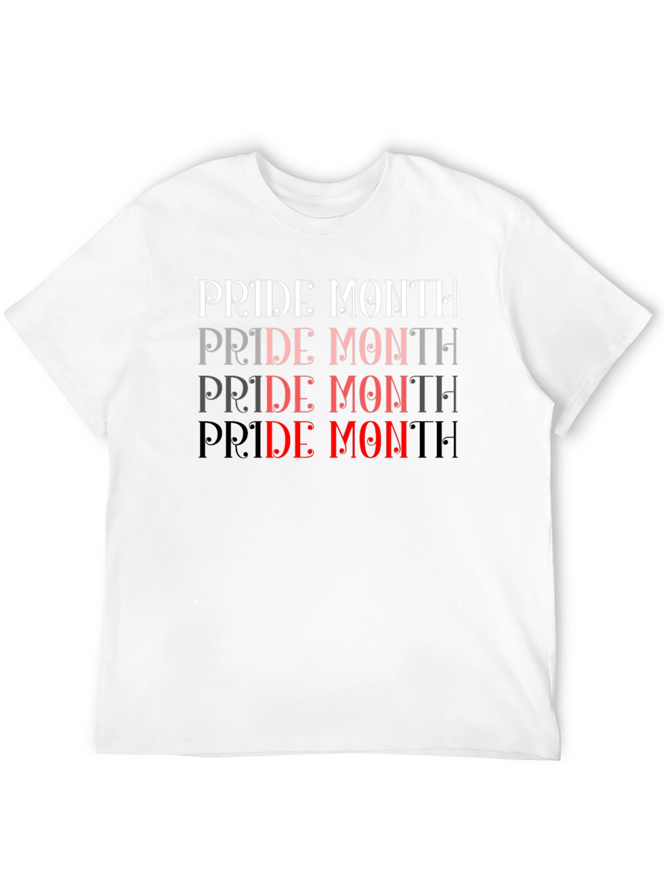 Pride Month Graphic Tee - Black