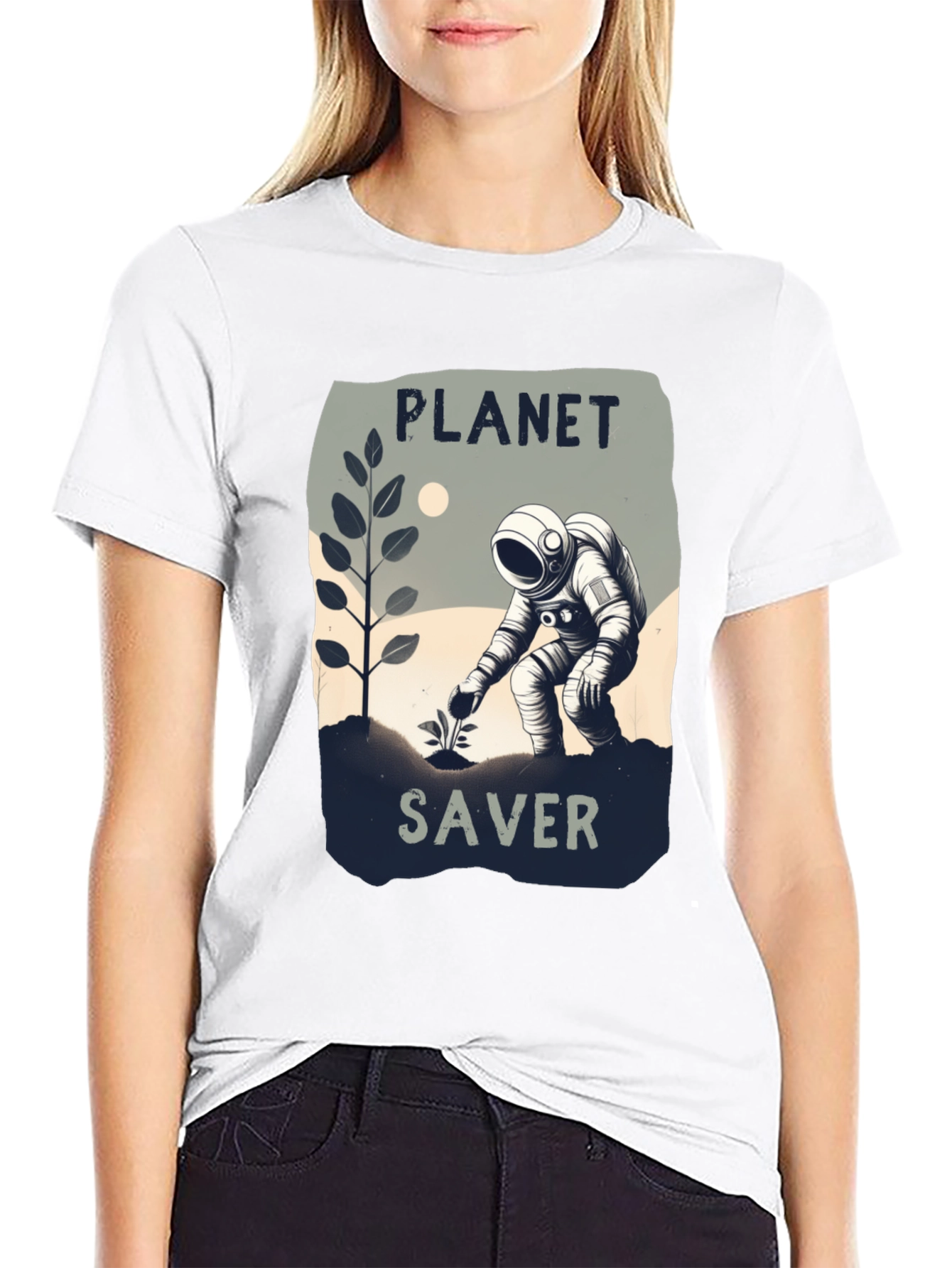 Planet Saver Graphic Tee - Earth Day Activist Shirt