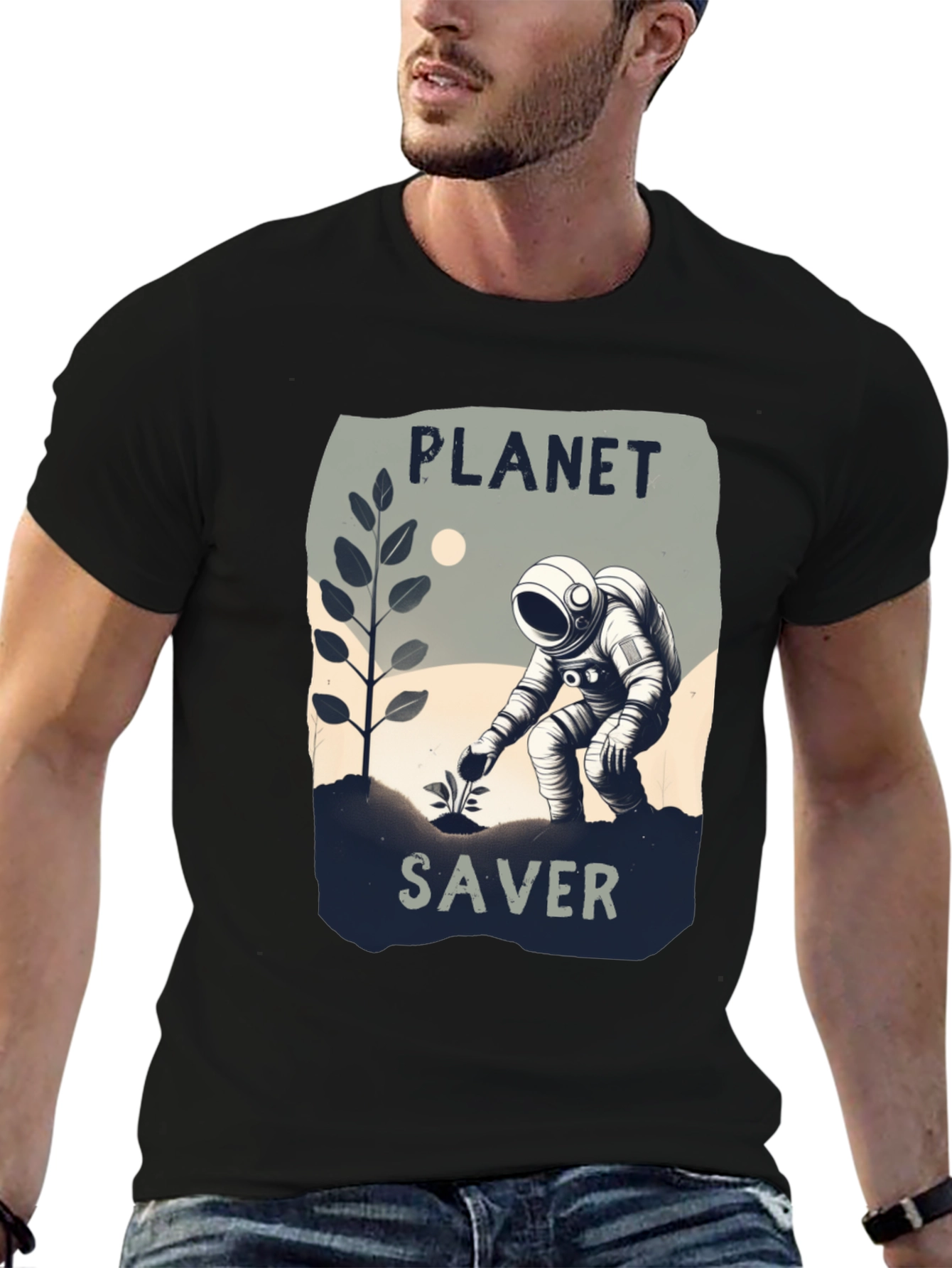 Planet Saver Graphic Tee - Earth Day Activist Shirt