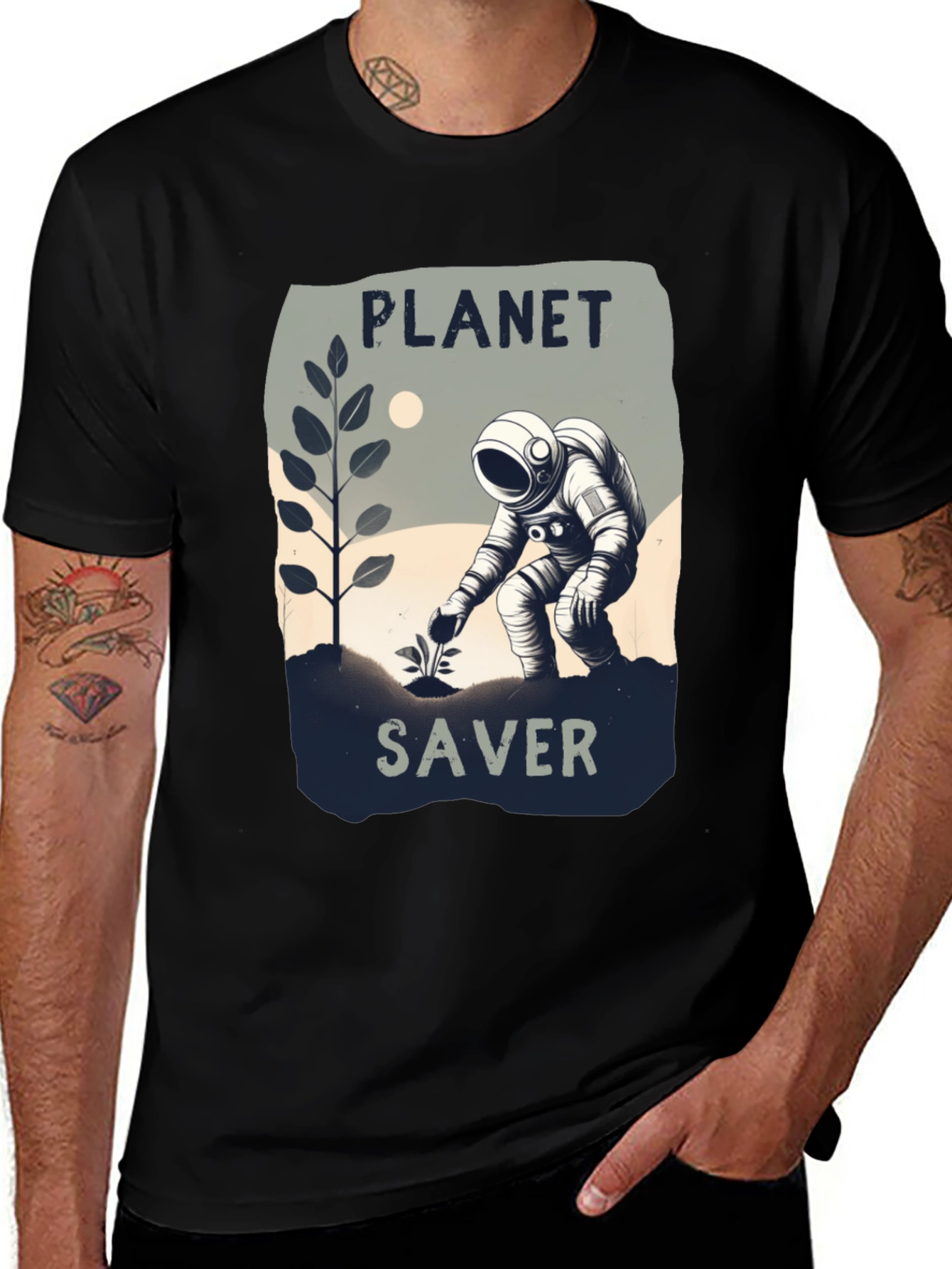 Planet Saver Graphic Tee - Earth Day Activist Shirt