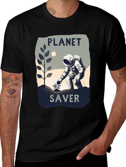 Planet Saver Graphic Tee - Earth Day Activist Shirt