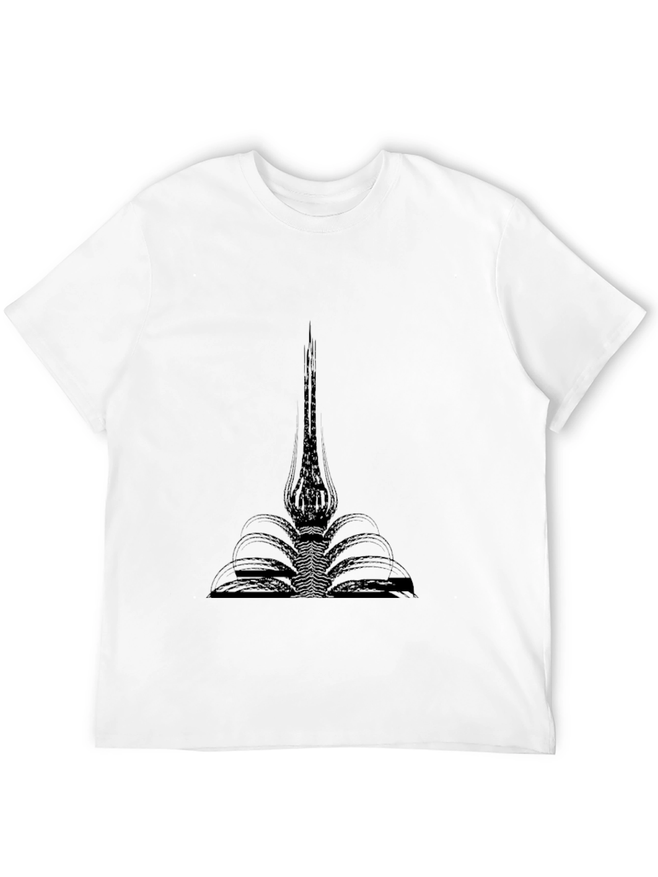 Eiffel Tower Graphic Black T-Shirt