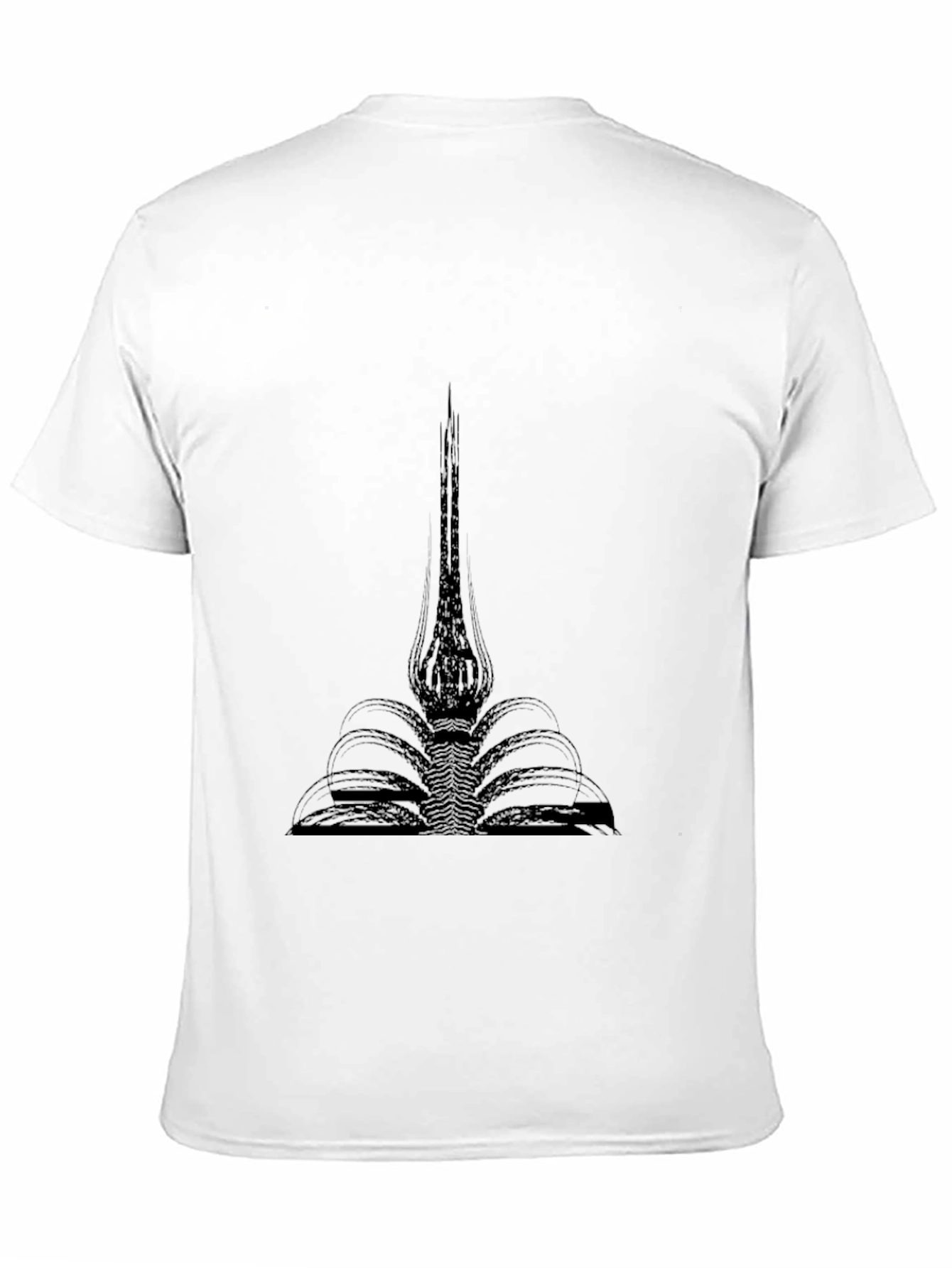 Eiffel Tower Graphic Black T-Shirt