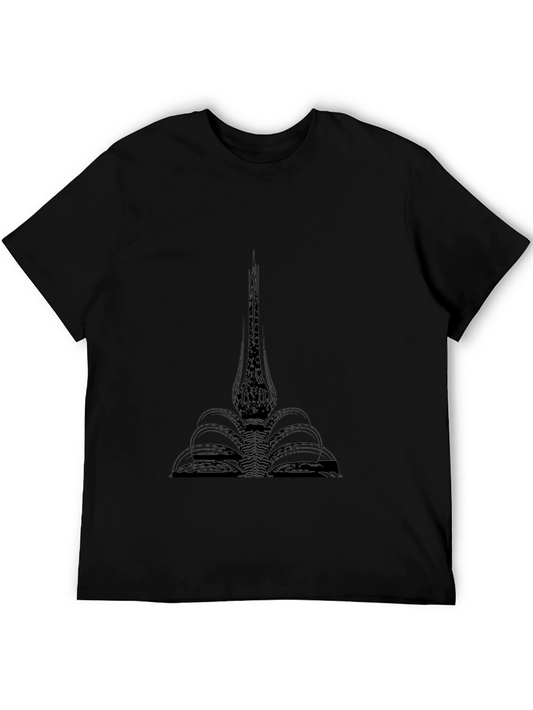 Eiffel Tower Graphic Black T-Shirt