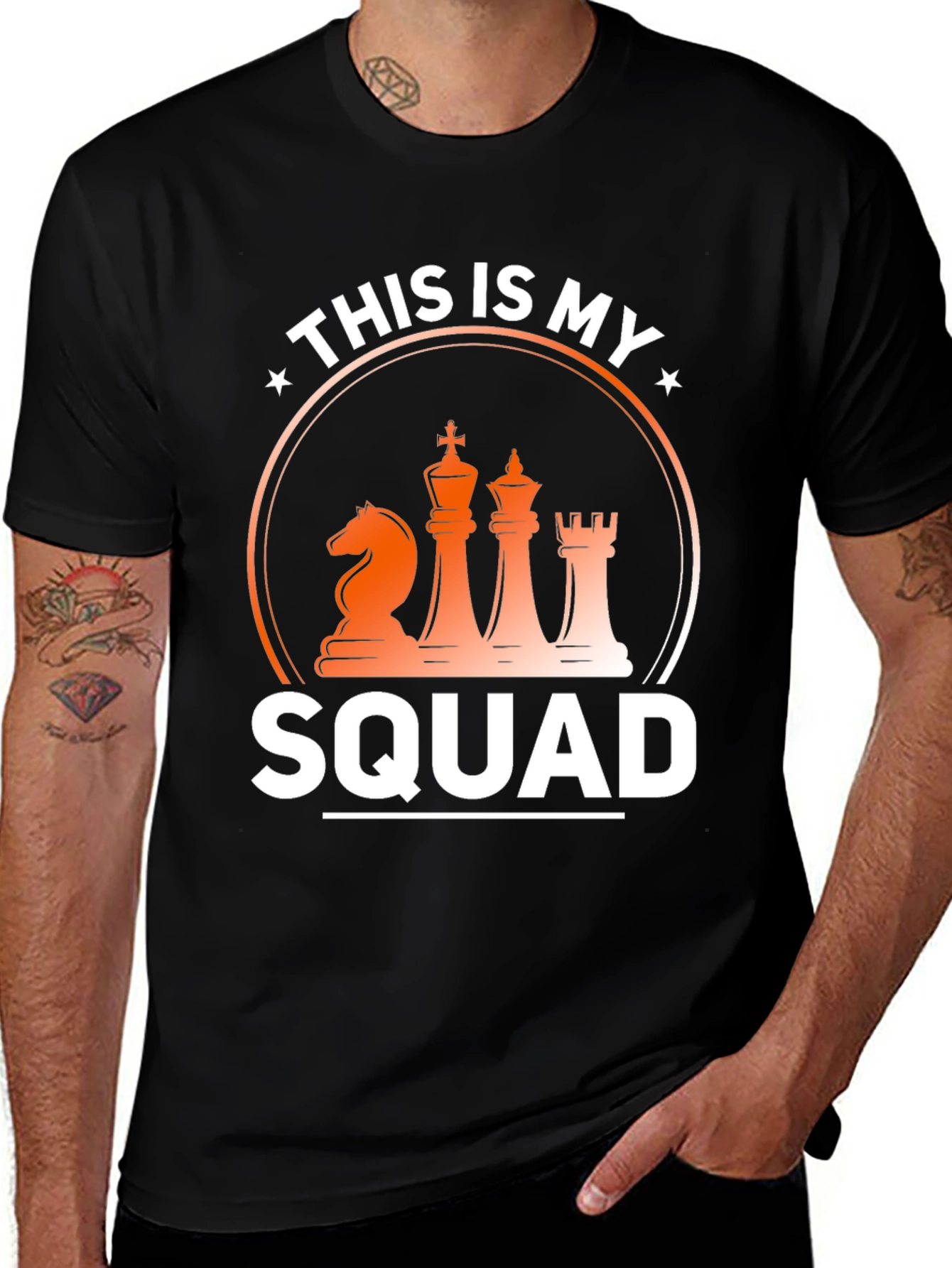 This Is My Squad Chess Graphic Tee