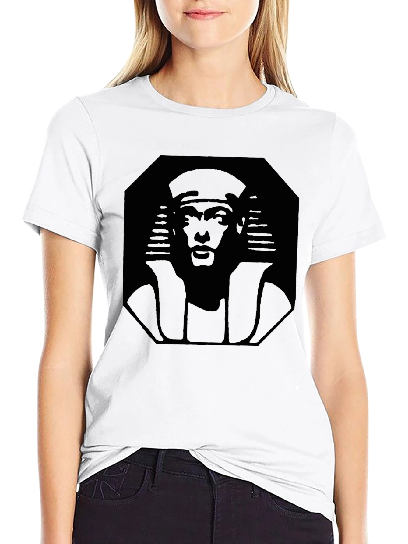 Pharaoh Graphic Black T-Shirt -  Ancient Egypt Design