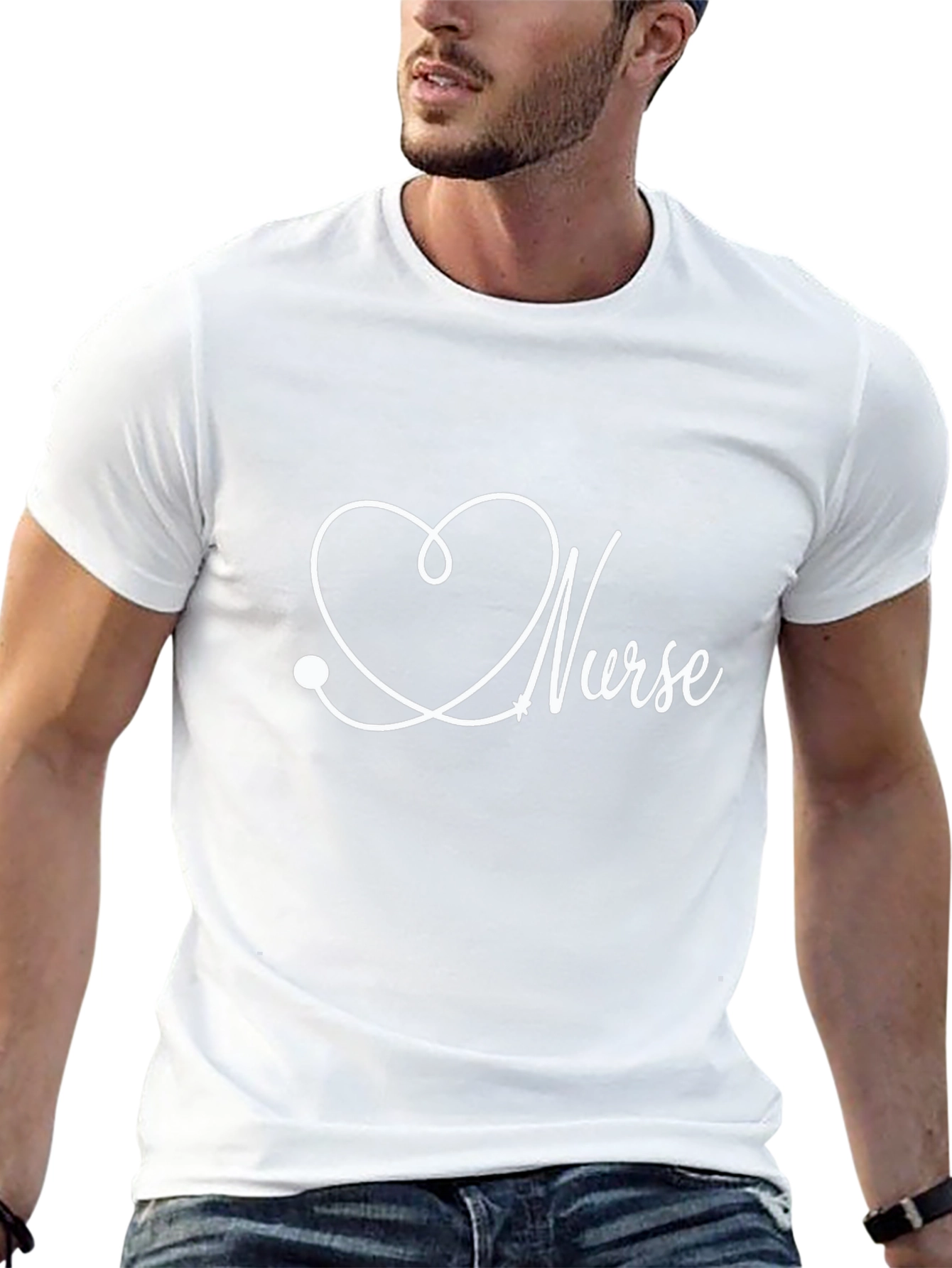 Nurse Heartbeat Graphic Tee - Medical T-Shirt