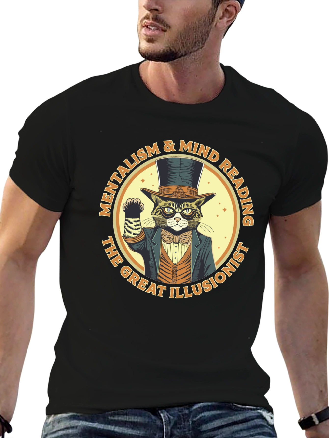 Mentalism & Mind Reading Cat T-Shirt