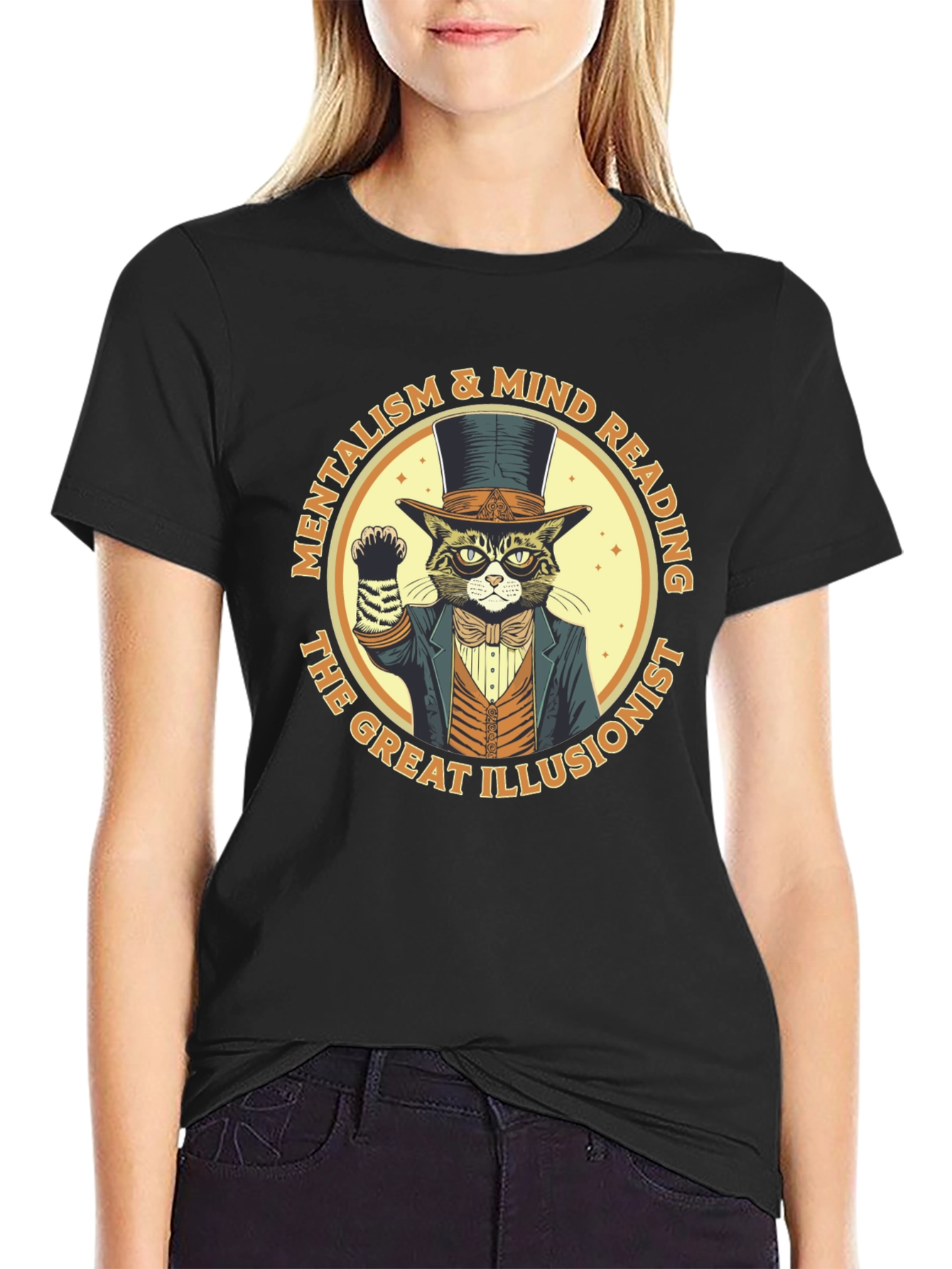 Mentalism & Mind Reading Cat T-Shirt