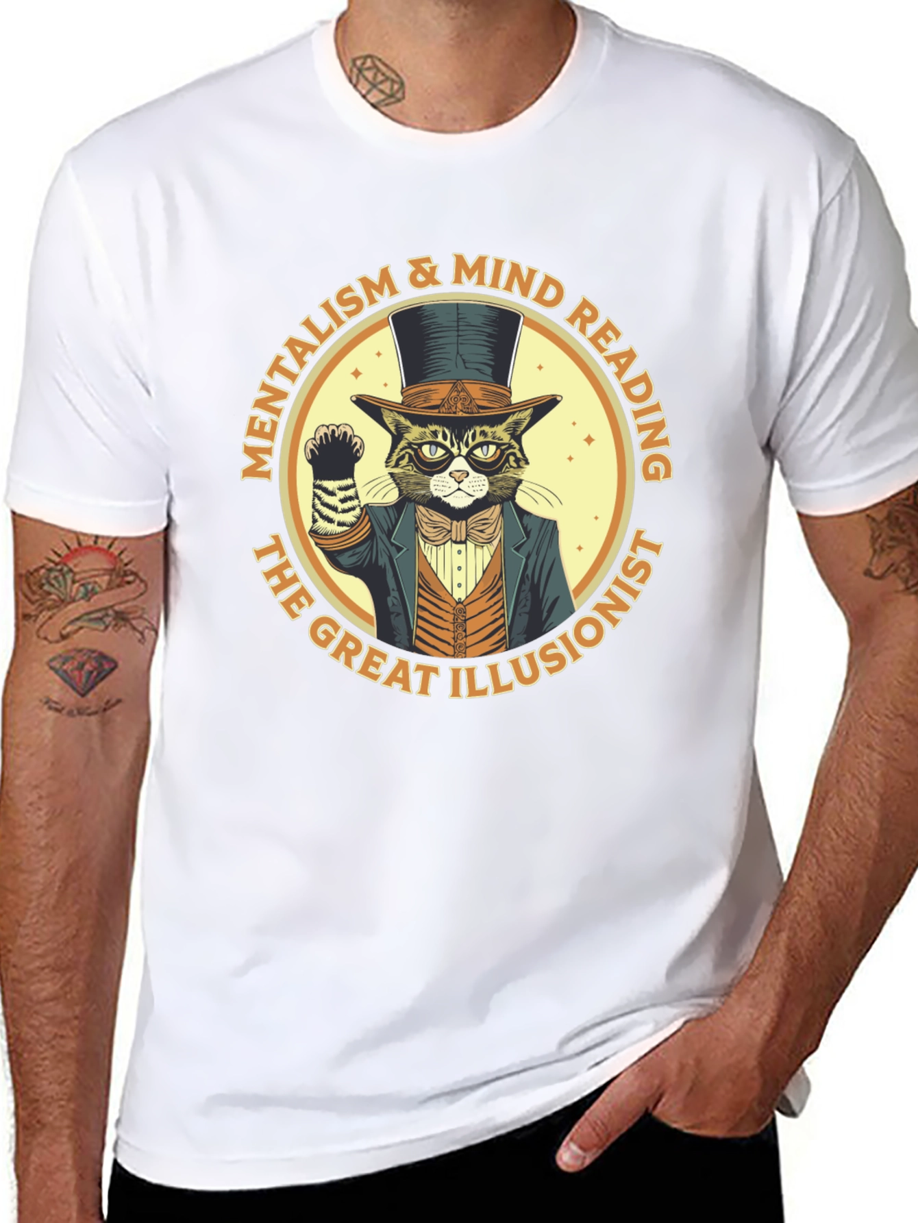 Mentalism & Mind Reading Cat T-Shirt