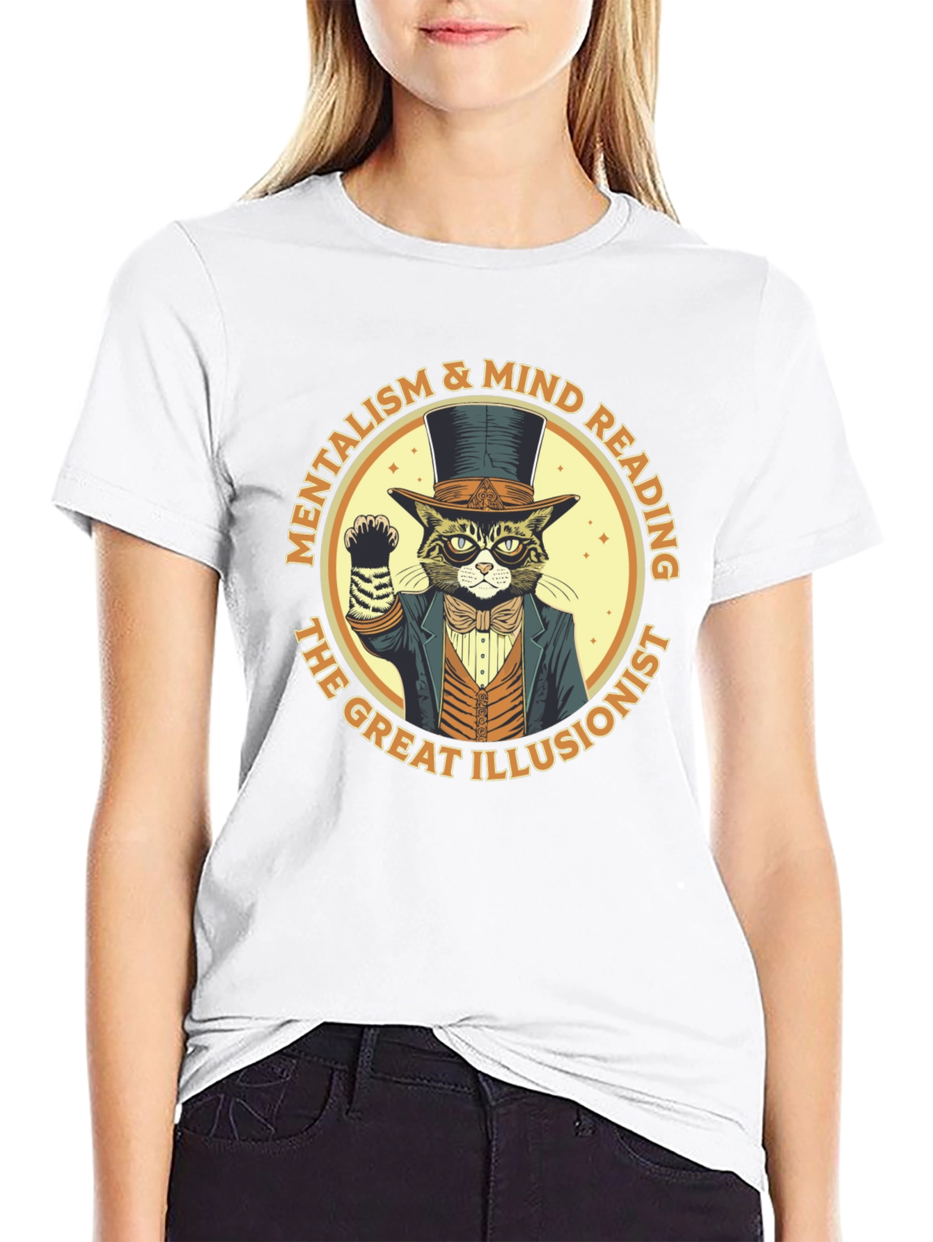 Mentalism & Mind Reading Cat T-Shirt