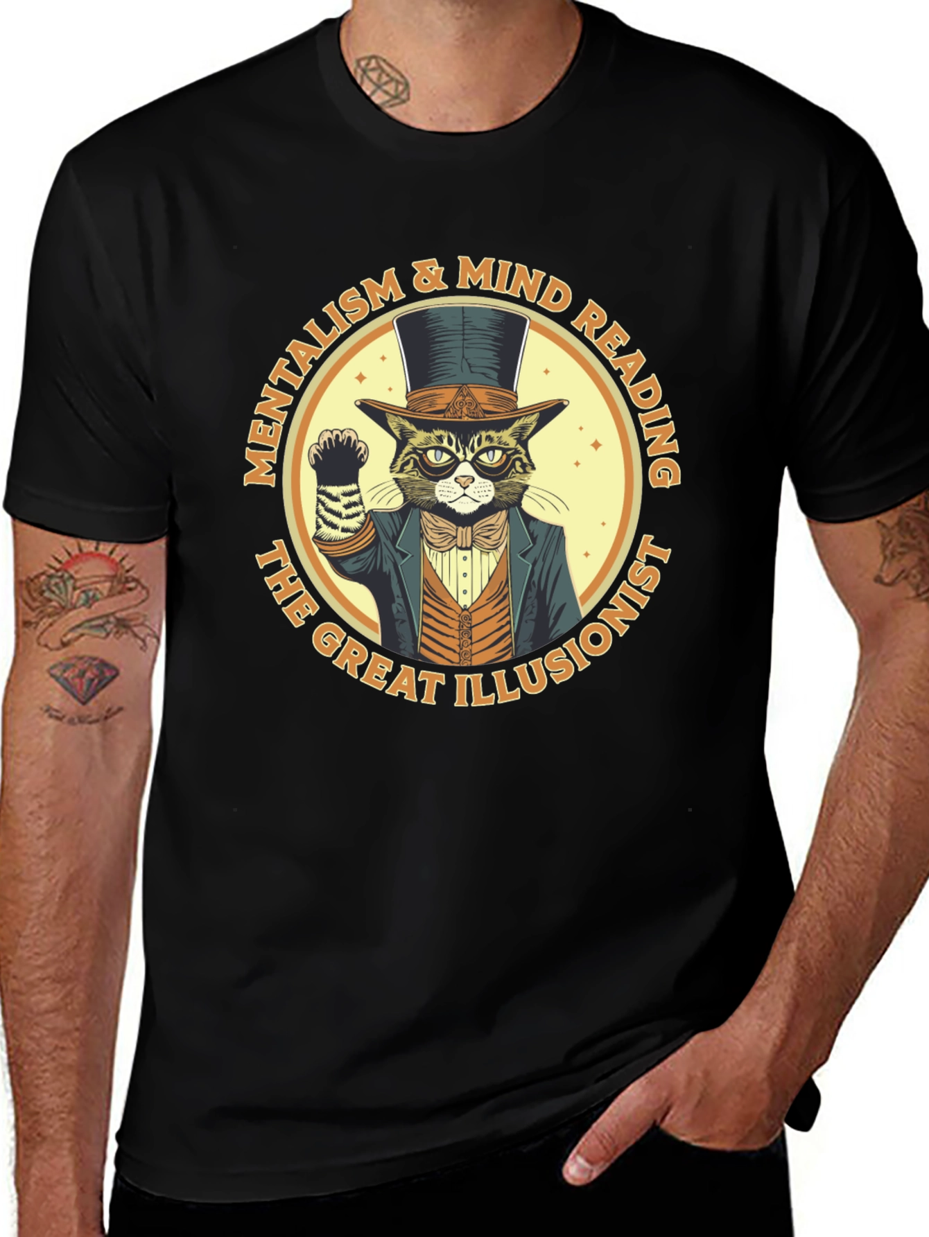 Mentalism & Mind Reading Cat T-Shirt