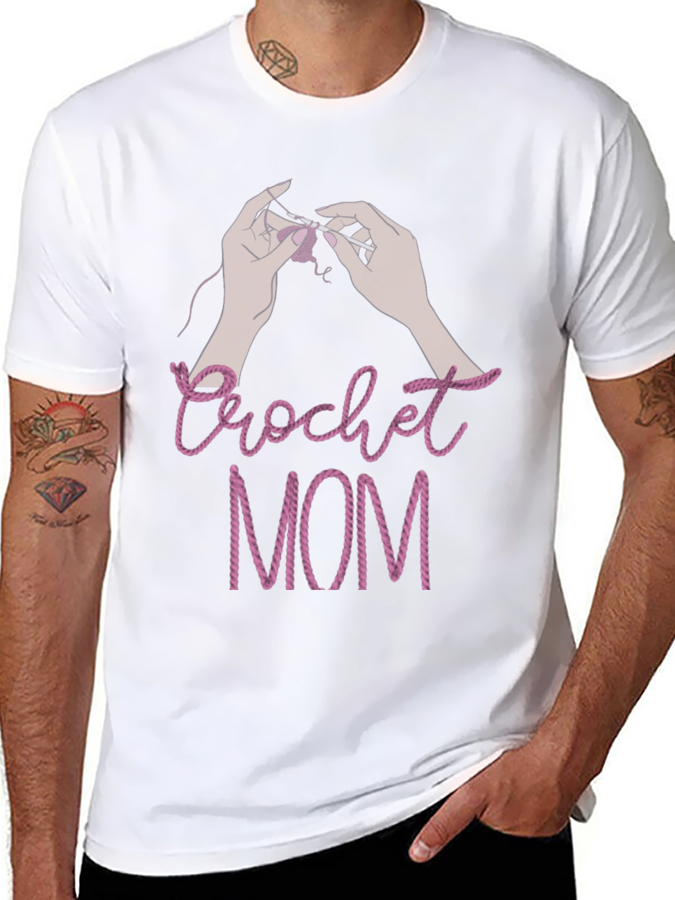 Crochet Mom T-Shirt - Yarn Lover Gift