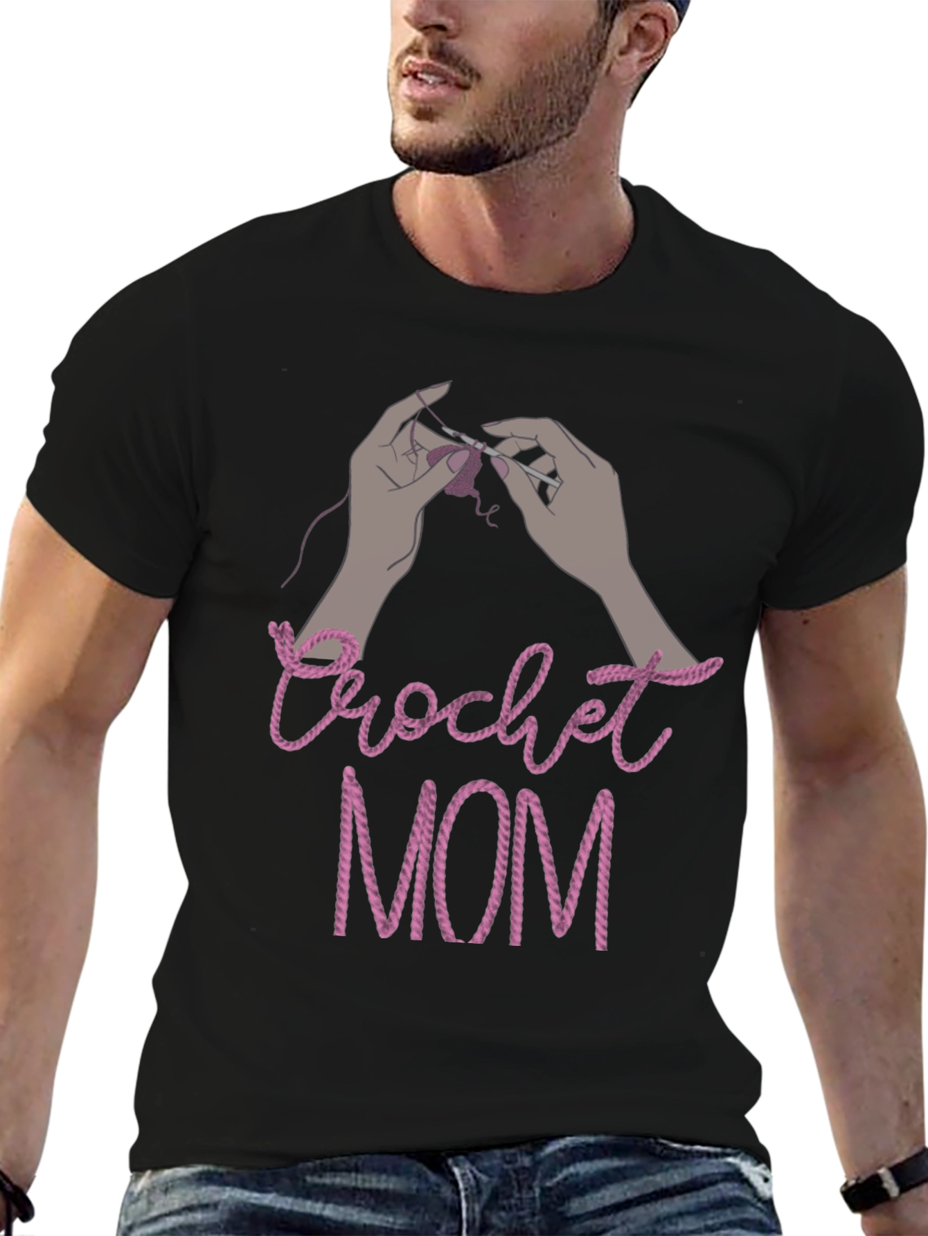 Crochet Mom T-Shirt - Yarn Lover Gift