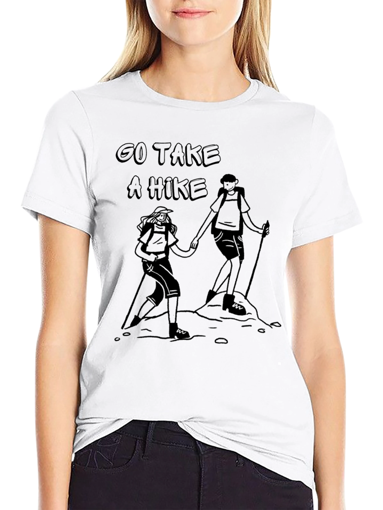 Go Take a Hike Graphic Tee - Adventure Ready