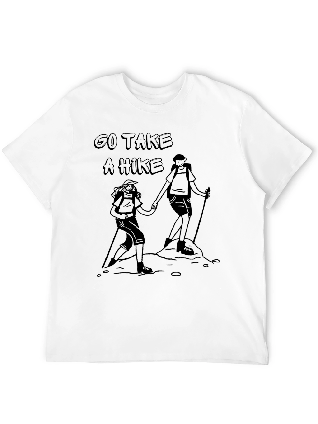 Go Take a Hike Graphic Tee - Adventure Ready