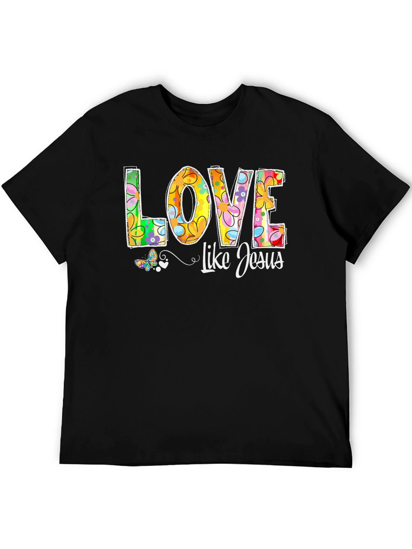 Love Like Jesus Floral Graphic Tee