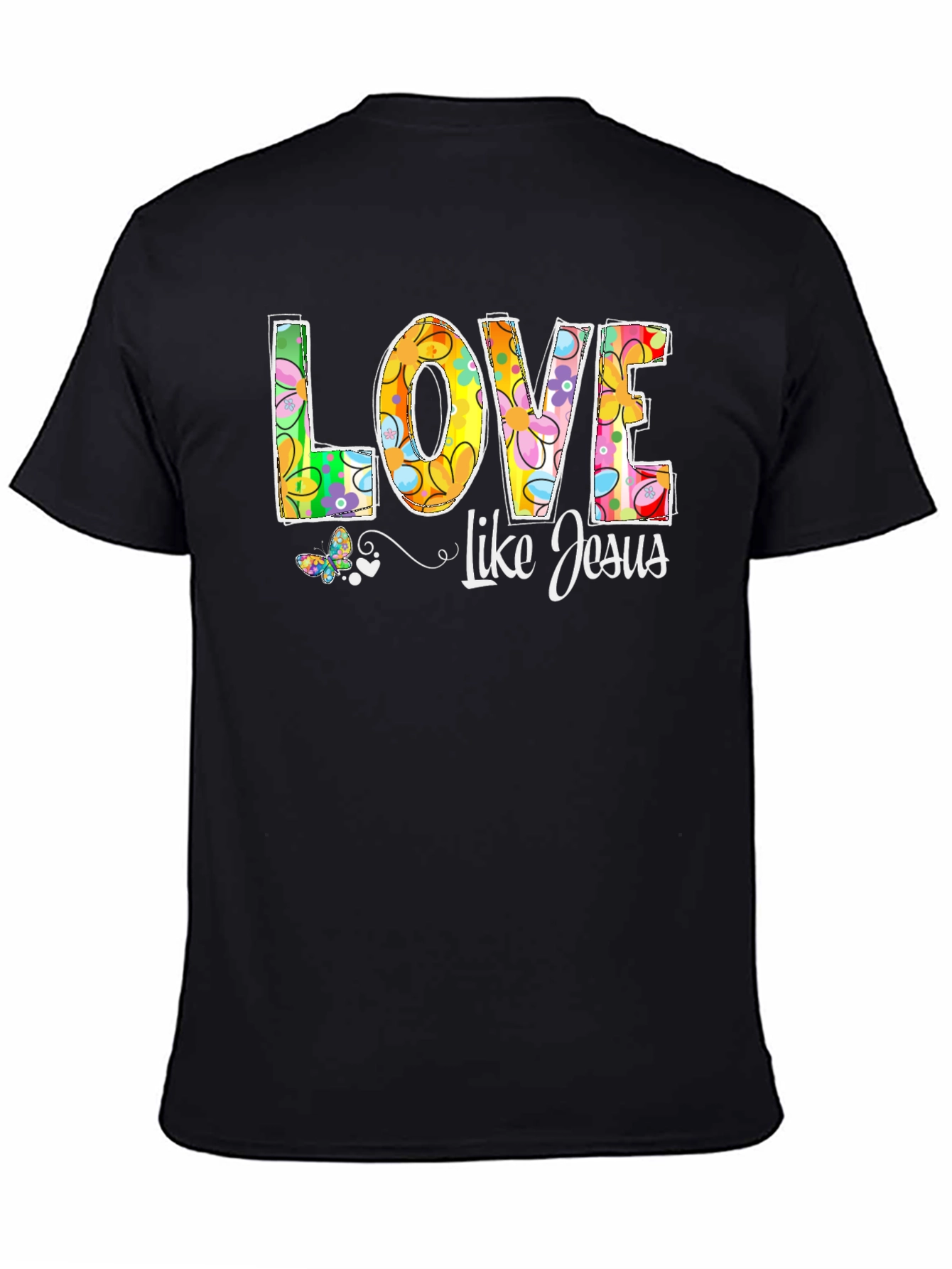 Love Like Jesus Floral Graphic Tee