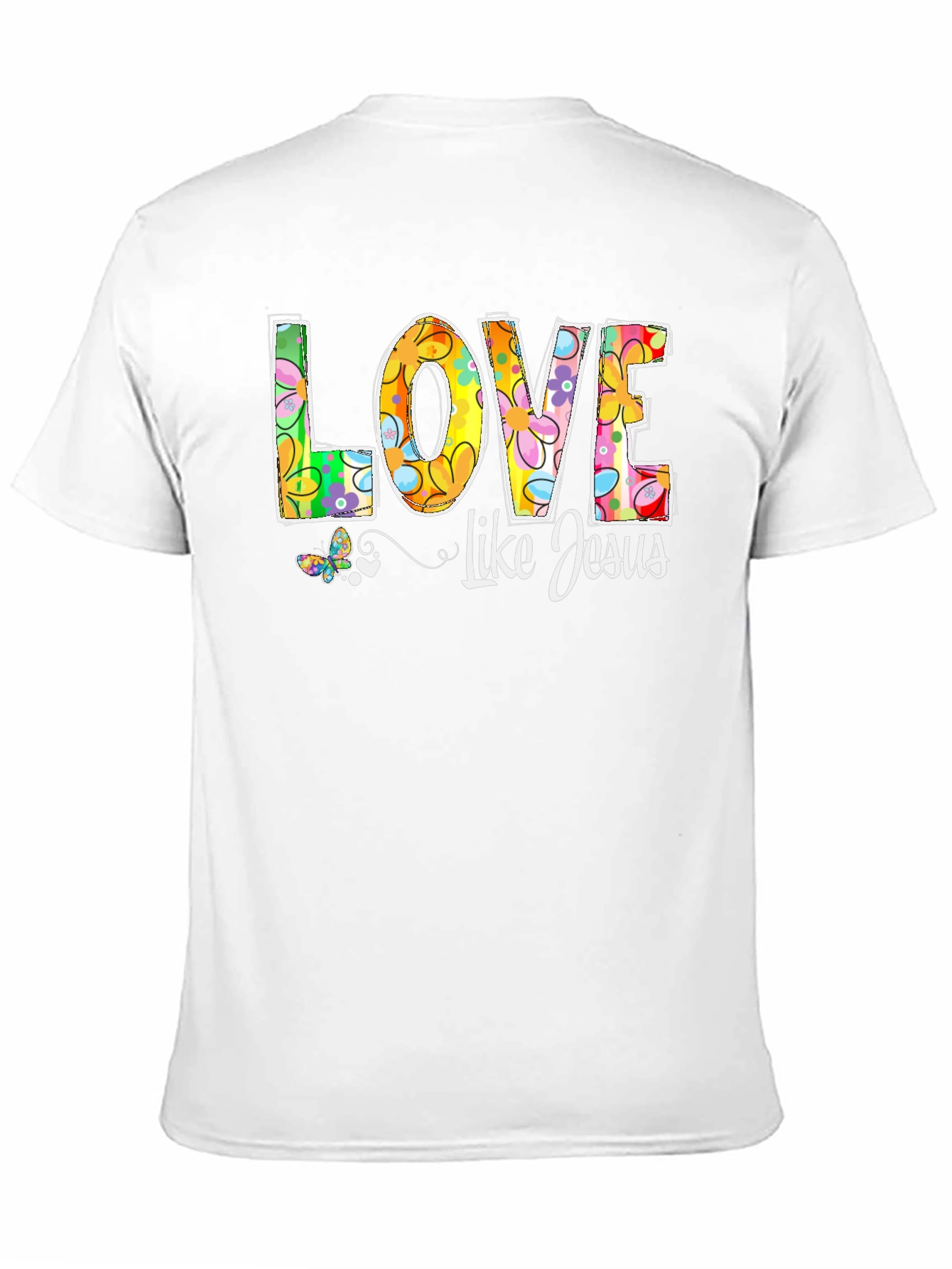 Love Like Jesus Floral Graphic Tee