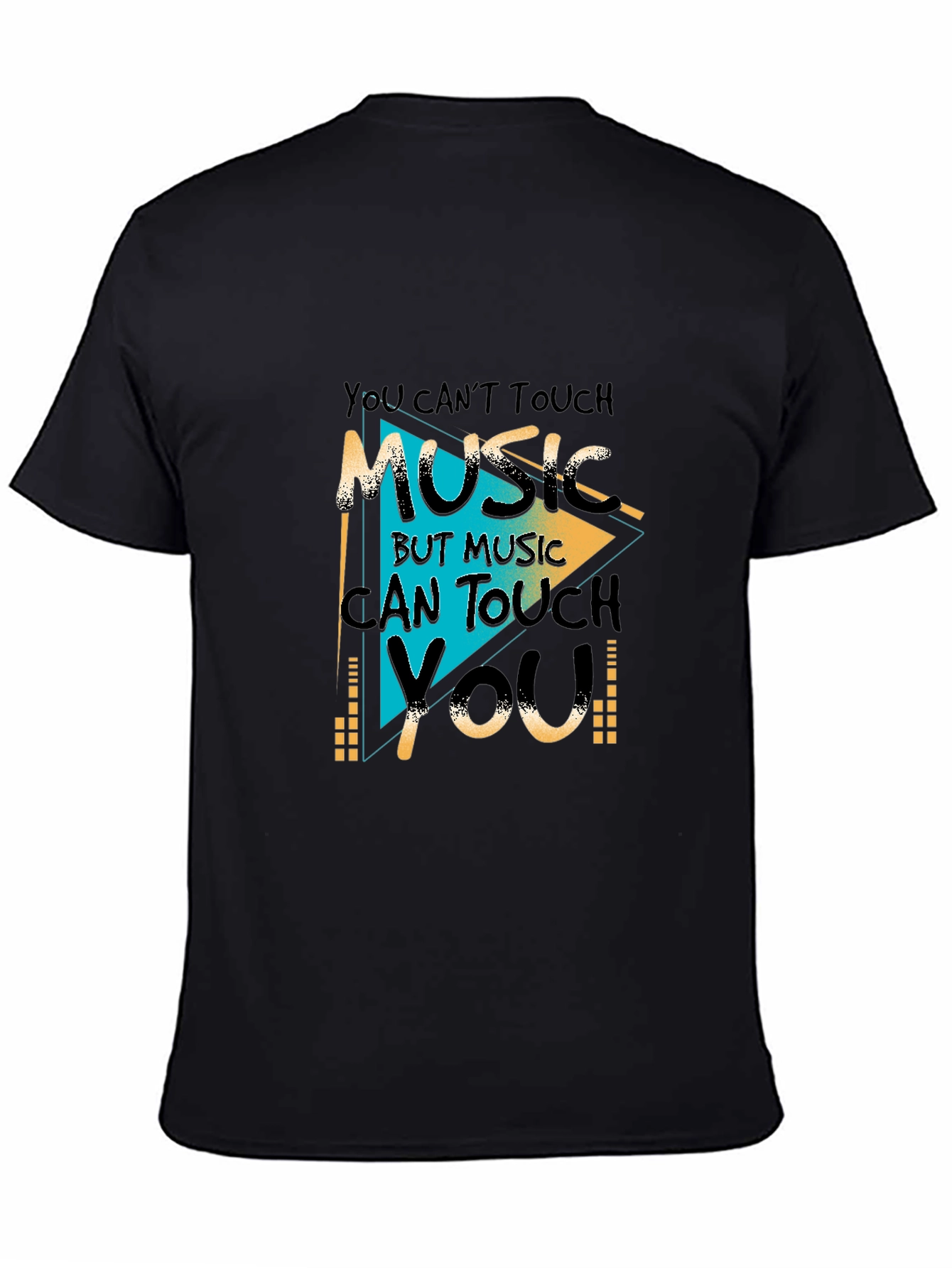 Music Can Touch You T-Shirt - Graphic Print Tee