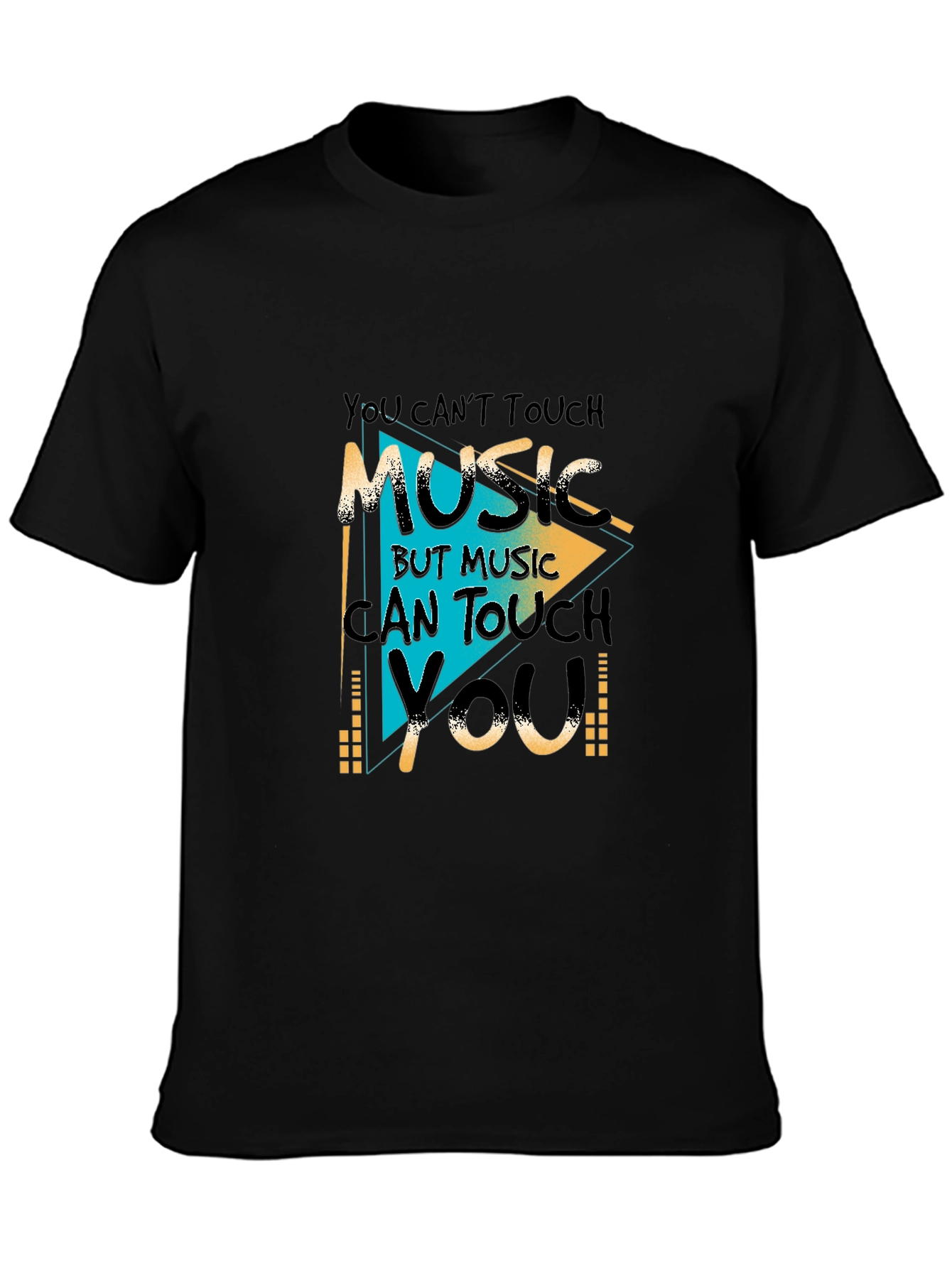 Music Can Touch You T-Shirt - Graphic Print Tee